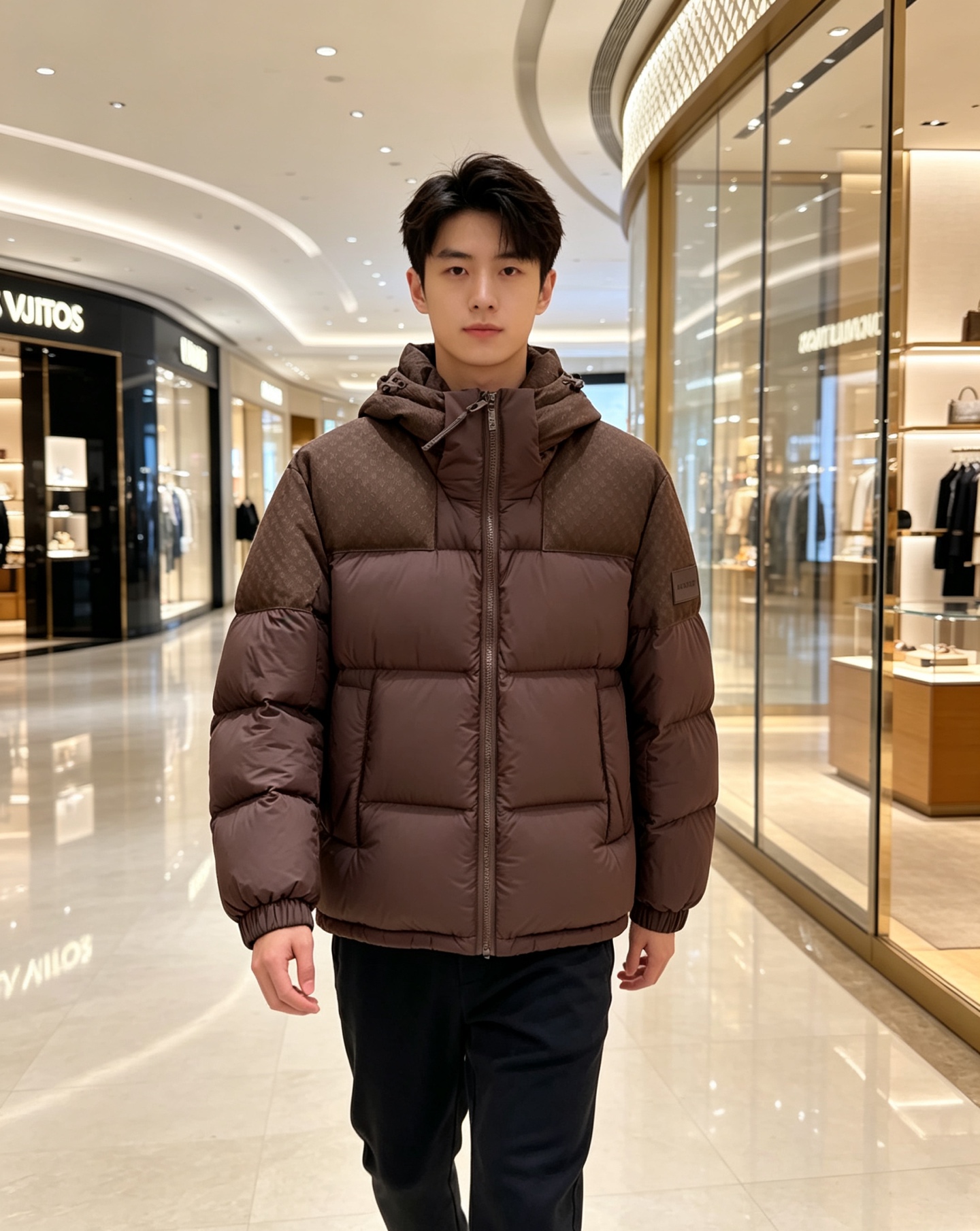 LV 2026秋冬爆款拼色老花羽绒服三色齐发 重磅分仓锁绒工艺,上身蓬松轻盈,完全不显臃肿 肩部暗纹老花拼接设计,低调有 LV 2026秋冬爆款拼色老花羽绒服三色齐发 重磅分仓锁绒工艺,上身蓬松轻盈,完全不显臃肿 肩部暗纹老花拼接设计,低调有