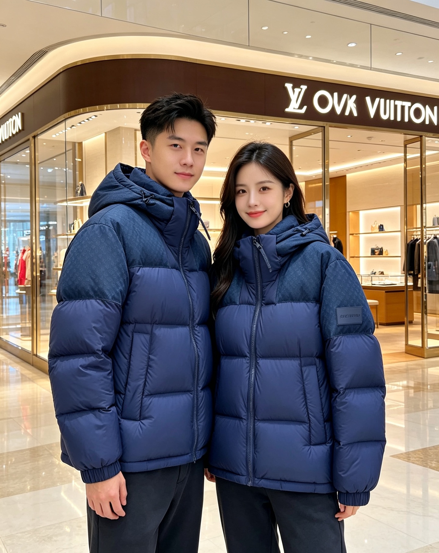 LV 2026秋冬爆款拼色老花羽绒服三色齐发 重磅分仓锁绒工艺,上身蓬松轻盈,完全不显臃肿 肩部暗纹老花拼接设计,低调有 LV 2026秋冬爆款拼色老花羽绒服三色齐发 重磅分仓锁绒工艺,上身蓬松轻盈,完全不显臃肿 肩部暗纹老花拼接设计,低调有