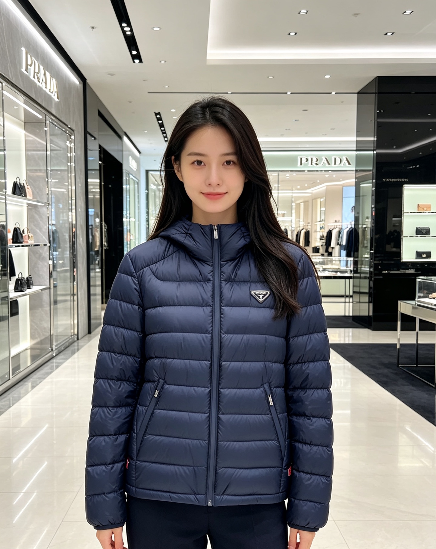Prada 普拉达 2026秋冬新款三角标连帽轻薄羽绒,米白/酒红/藏蓝/黑四色男女同款。 横条分仓充绒,不跑绒不臃肿; Prada 普拉达 2026秋冬新款三角标连帽轻薄羽绒,米白/酒红/藏蓝/黑四色男女同款。 横条分仓充绒,不跑绒不臃肿;