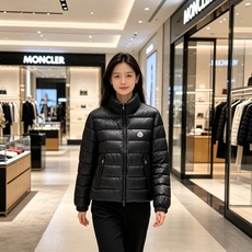 Moncler 蒙口 2026秋冬新款|男士立领轻薄羽绒服上新 蒙口经典横条轻羽绒,藏青/黑双色齐发 极简立领防风设计, Moncler 蒙口 2026秋冬新款|男士立领轻薄羽绒服上新 蒙口经典横条轻羽绒,藏青/黑双色齐发 极简立领防风设计,