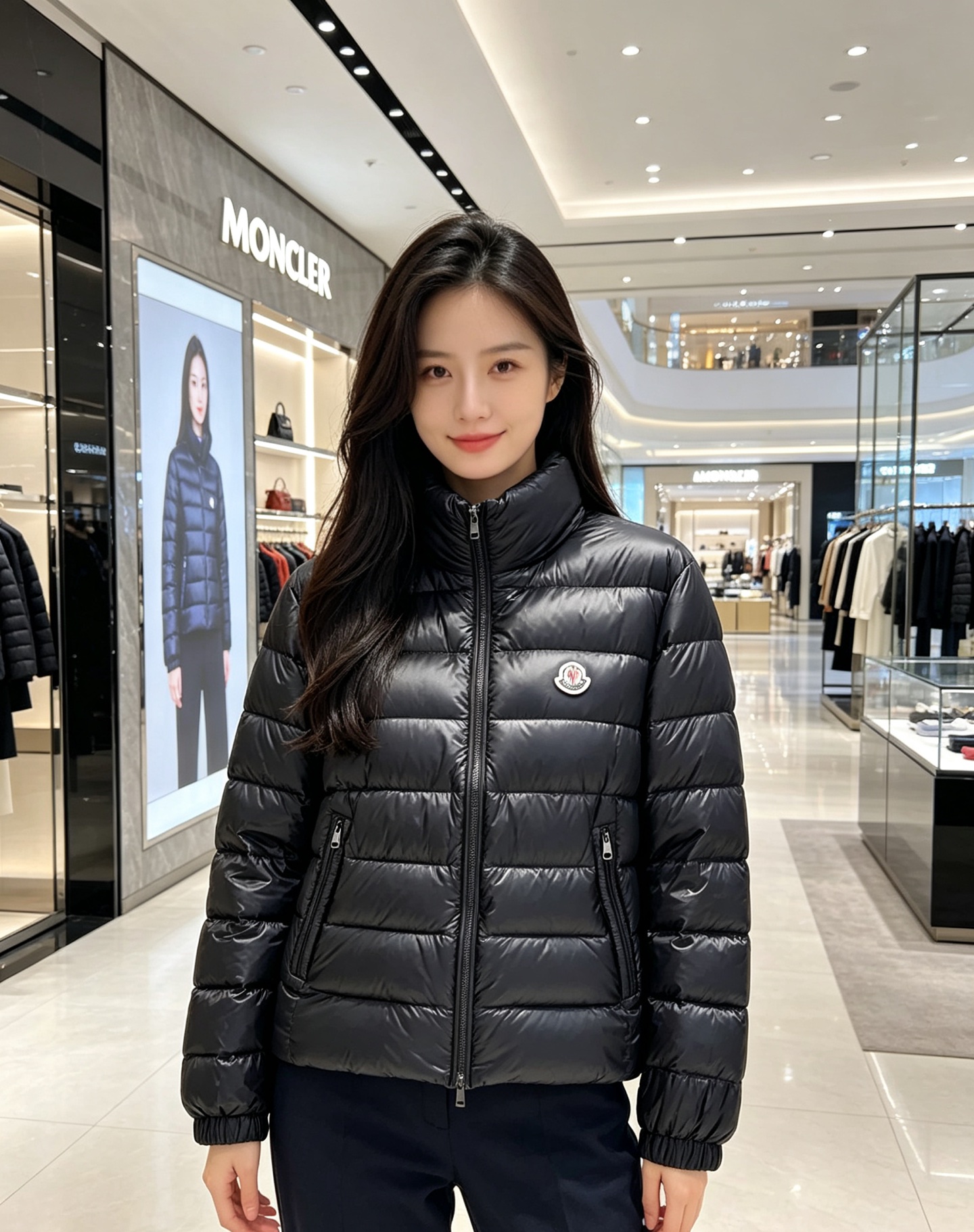 Moncler 蒙口 2026秋冬新款|男士立领轻薄羽绒服上新 蒙口经典横条轻羽绒,藏青/黑双色齐发 极简立领防风设计, Moncler 蒙口 2026秋冬新款|男士立领轻薄羽绒服上新 蒙口经典横条轻羽绒,藏青/黑双色齐发 极简立领防风设计,