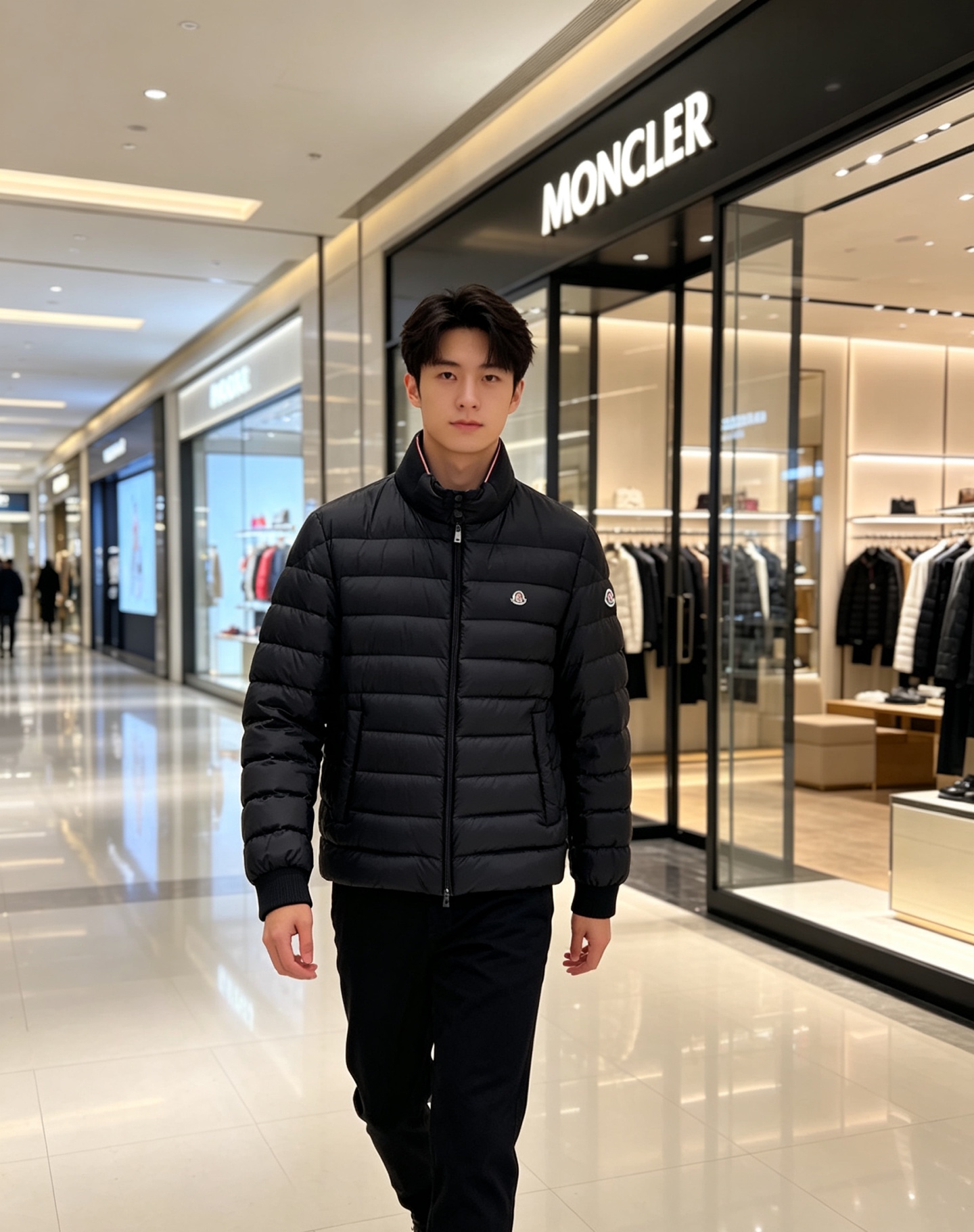 Moncler 蒙口 2026秋冬新品|棒球领轻羽绒夹克 撞色织带领精致点缀,横格均匀锁绒 罗纹收口防风设计,轻便柔和 Moncler 蒙口 2026秋冬新品|棒球领轻羽绒夹克 撞色织带领精致点缀,横格均匀锁绒 罗纹收口防风设计,轻便柔和