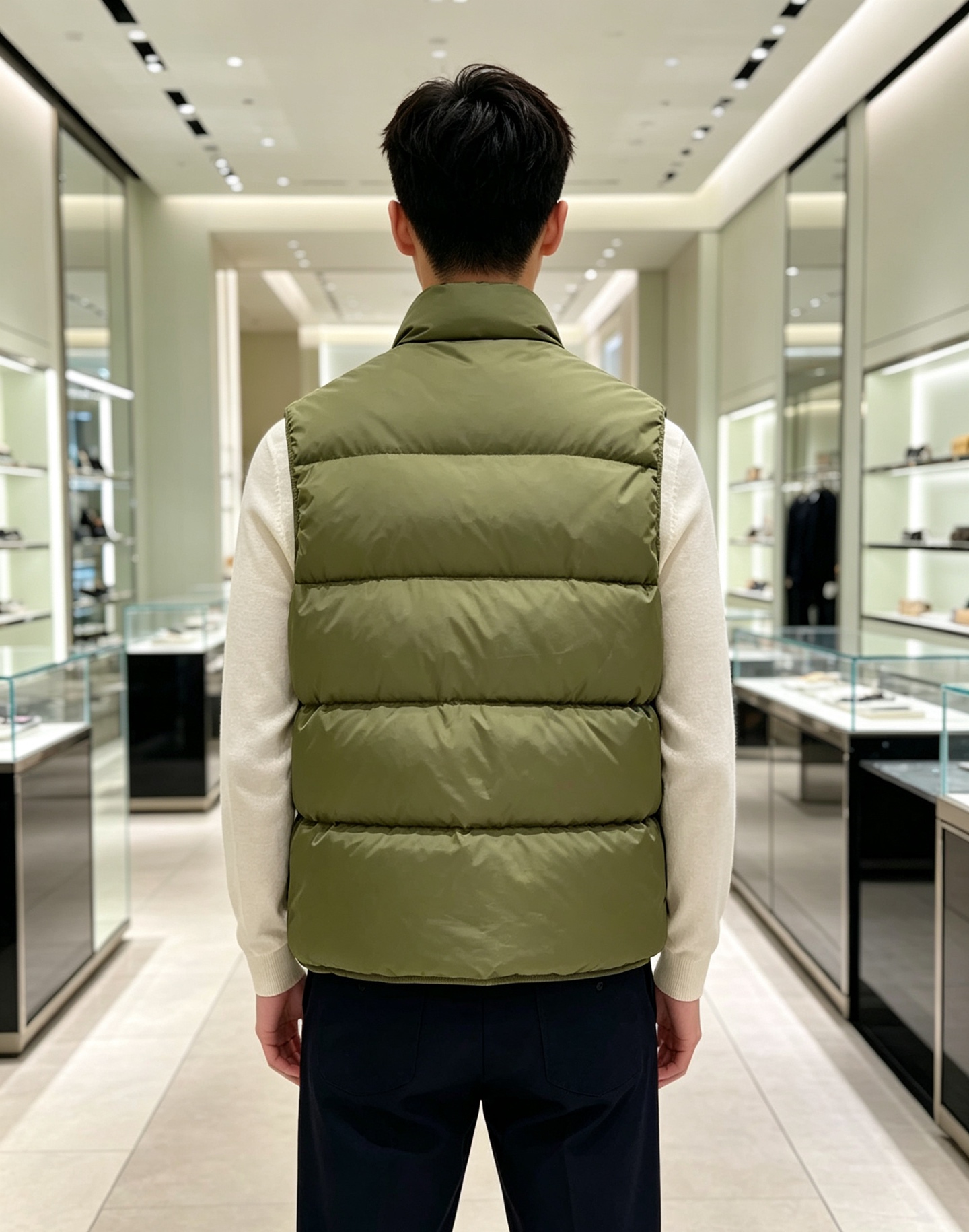 Prada 普拉达2026秋冬专柜同步新品发布，最新工装羽绒马甲出货，原版购入，无论面料及辅料，全部做到了1:1完美复刻