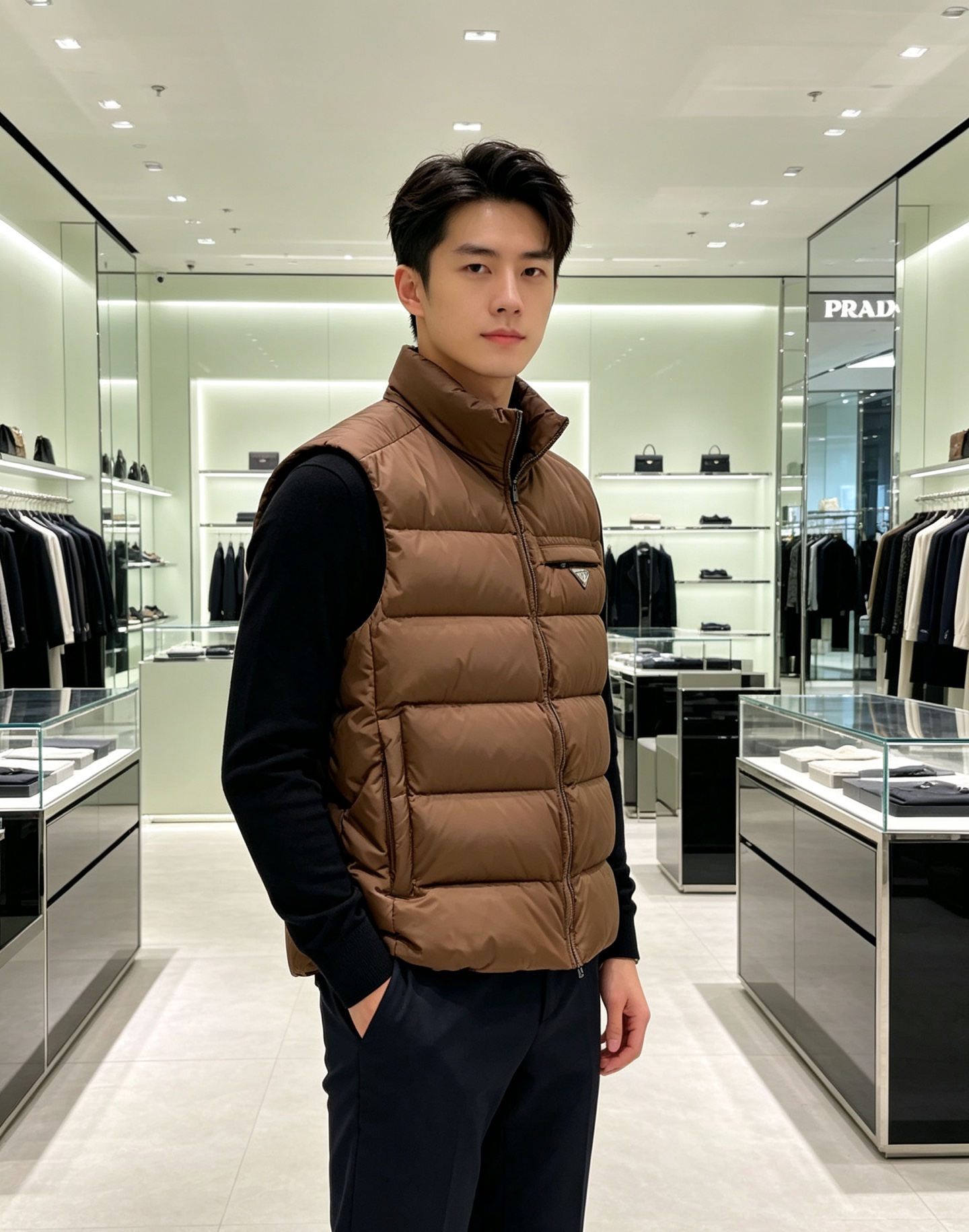 Prada 普拉达2026秋冬专柜同步新品发布,最新款羽绒马甲出货,全部原版购入,今年最新色,无论面料和辅料,真正做到了 Prada 普拉达2026秋冬专柜同步新品发布,最新款羽绒马甲出货,全部原版购入,今年最新色,无论面料和辅料,真正做到了