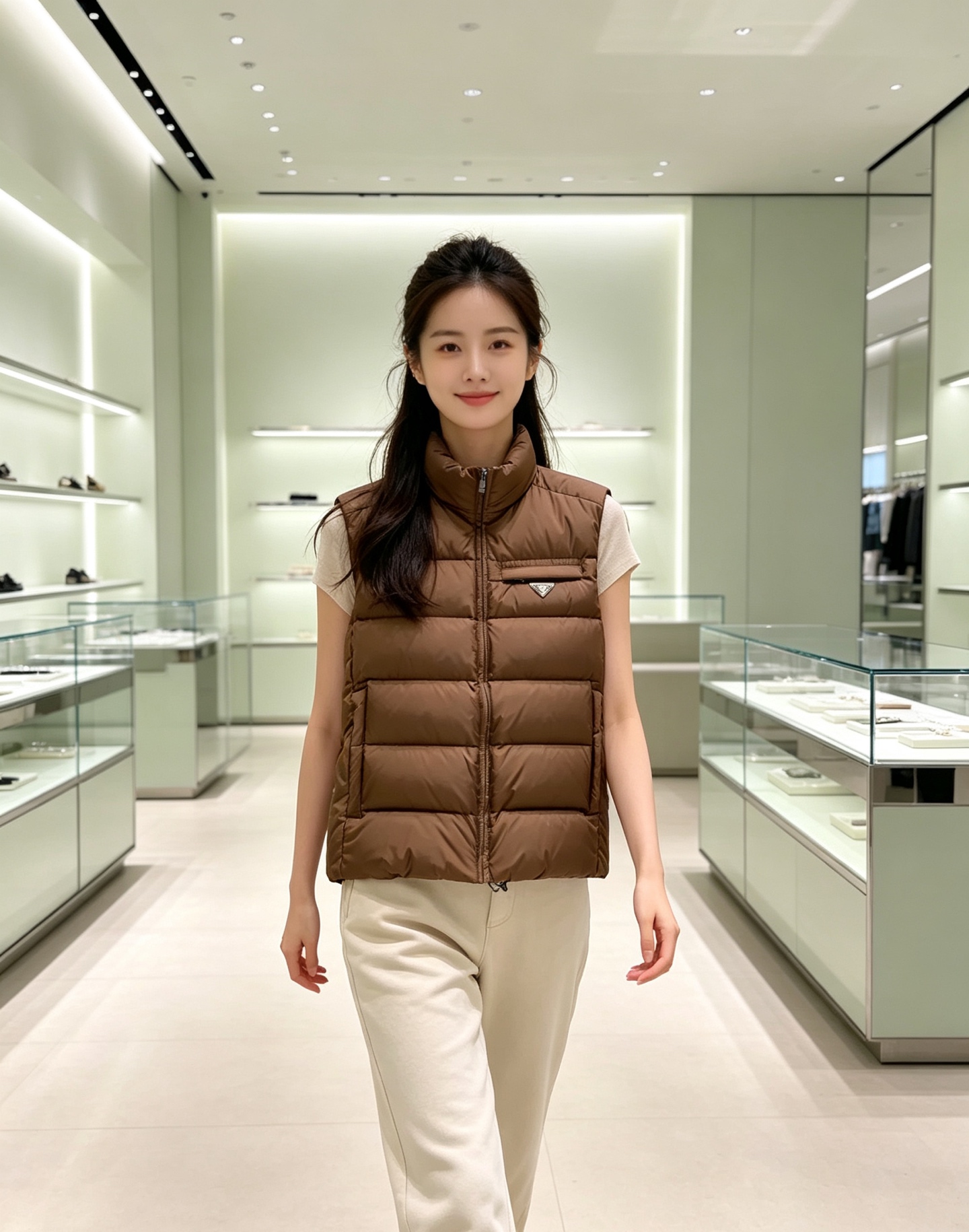 Prada 普拉达2026秋冬专柜同步新品发布,最新款羽绒马甲出货,全部原版购入,今年最新色,无论面料和辅料,真正做到了 Prada 普拉达2026秋冬专柜同步新品发布,最新款羽绒马甲出货,全部原版购入,今年最新色,无论面料和辅料,真正做到了