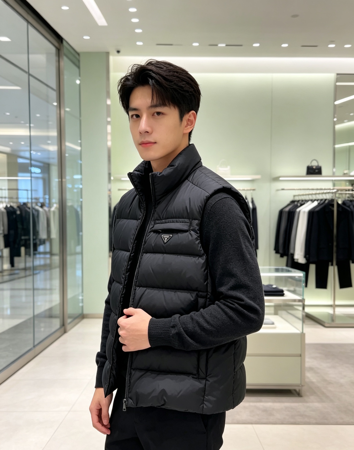 Prada 普拉达2026秋冬专柜同步新品发布,最新款羽绒马甲出货,全部原版购入,今年最新色,无论面料和辅料,真正做到了 Prada 普拉达2026秋冬专柜同步新品发布,最新款羽绒马甲出货,全部原版购入,今年最新色,无论面料和辅料,真正做到了