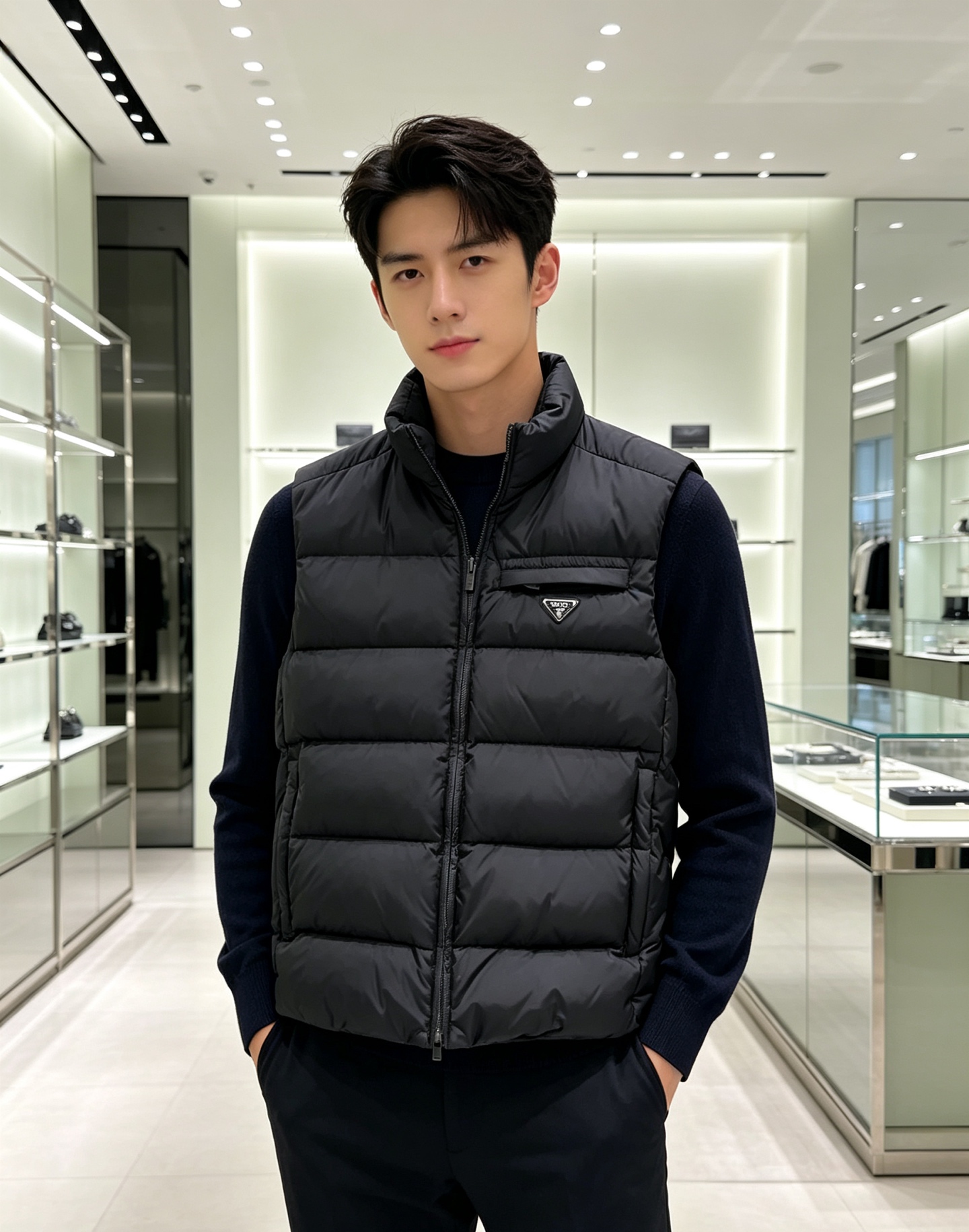 Prada 普拉达2026秋冬专柜同步新品发布,最新款羽绒马甲出货,全部原版购入,今年最新色,无论面料和辅料,真正做到了 Prada 普拉达2026秋冬专柜同步新品发布,最新款羽绒马甲出货,全部原版购入,今年最新色,无论面料和辅料,真正做到了