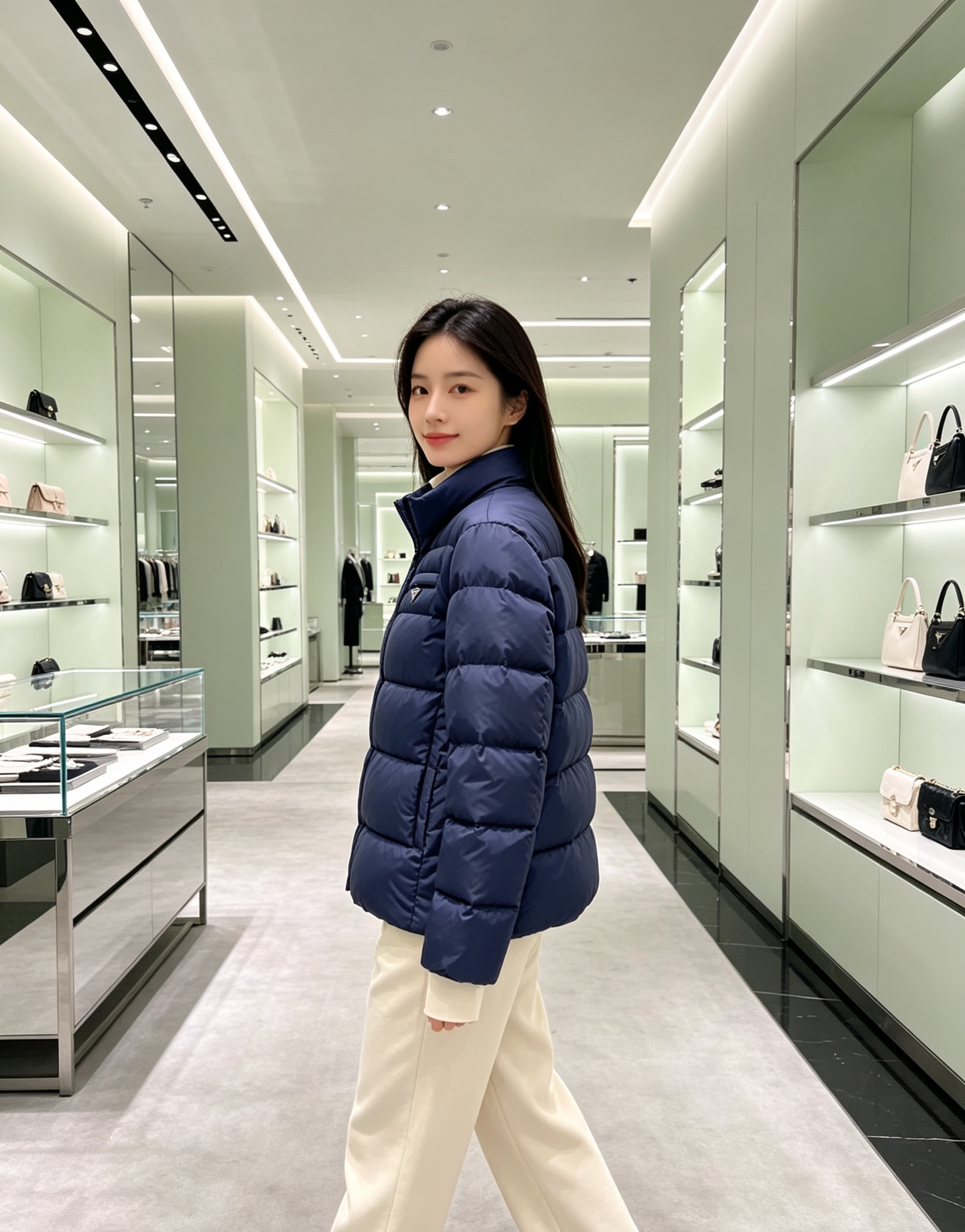 Prada 普拉达2026秋冬专柜同步新品发布，最新款羽绒服出货，全部原版购入，今年最新色，无论面料和辅料，真正做到了1