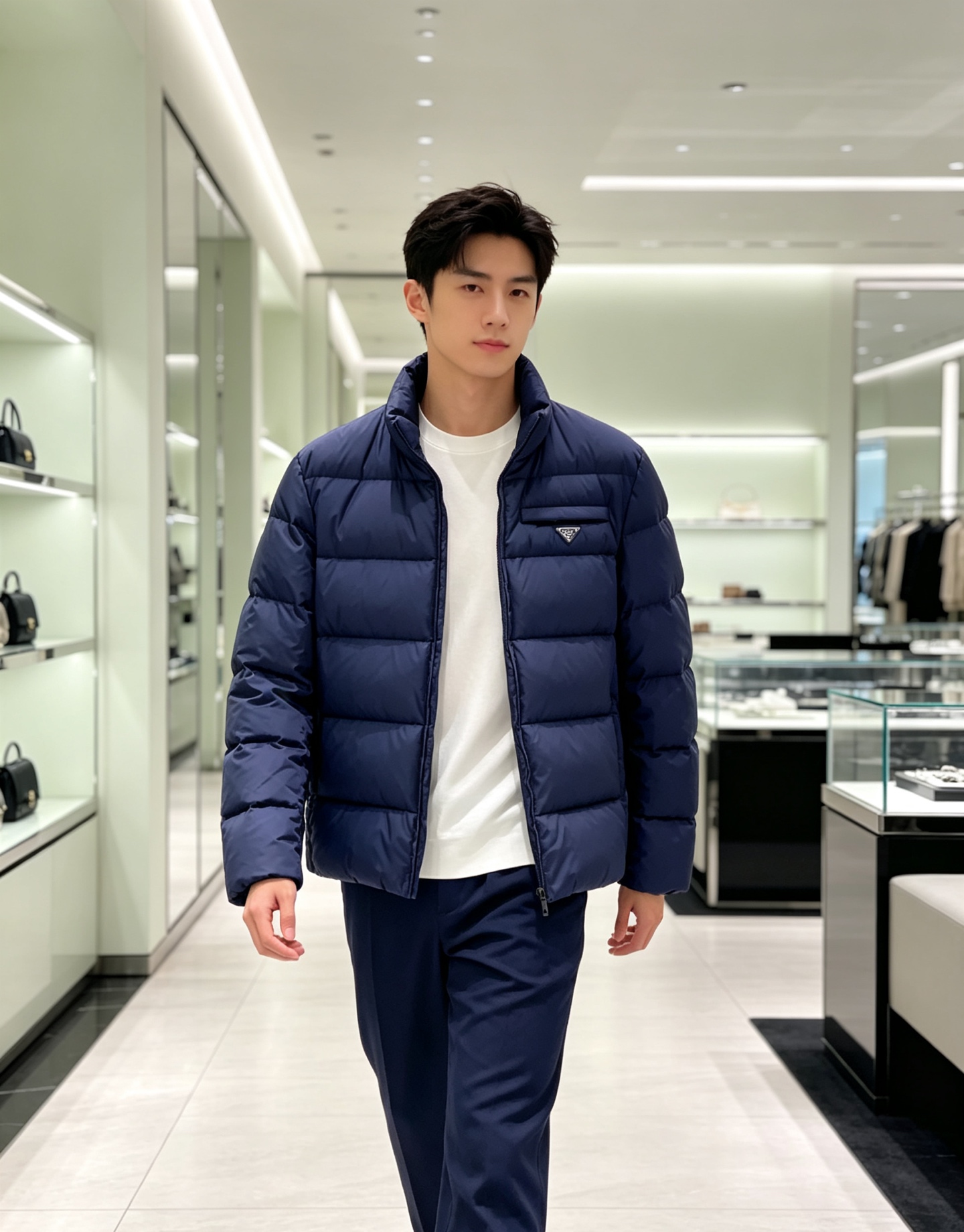 Prada 普拉达2026秋冬专柜同步新品发布，最新款羽绒服出货，全部原版购入，今年最新色，无论面料和辅料，真正做到了1