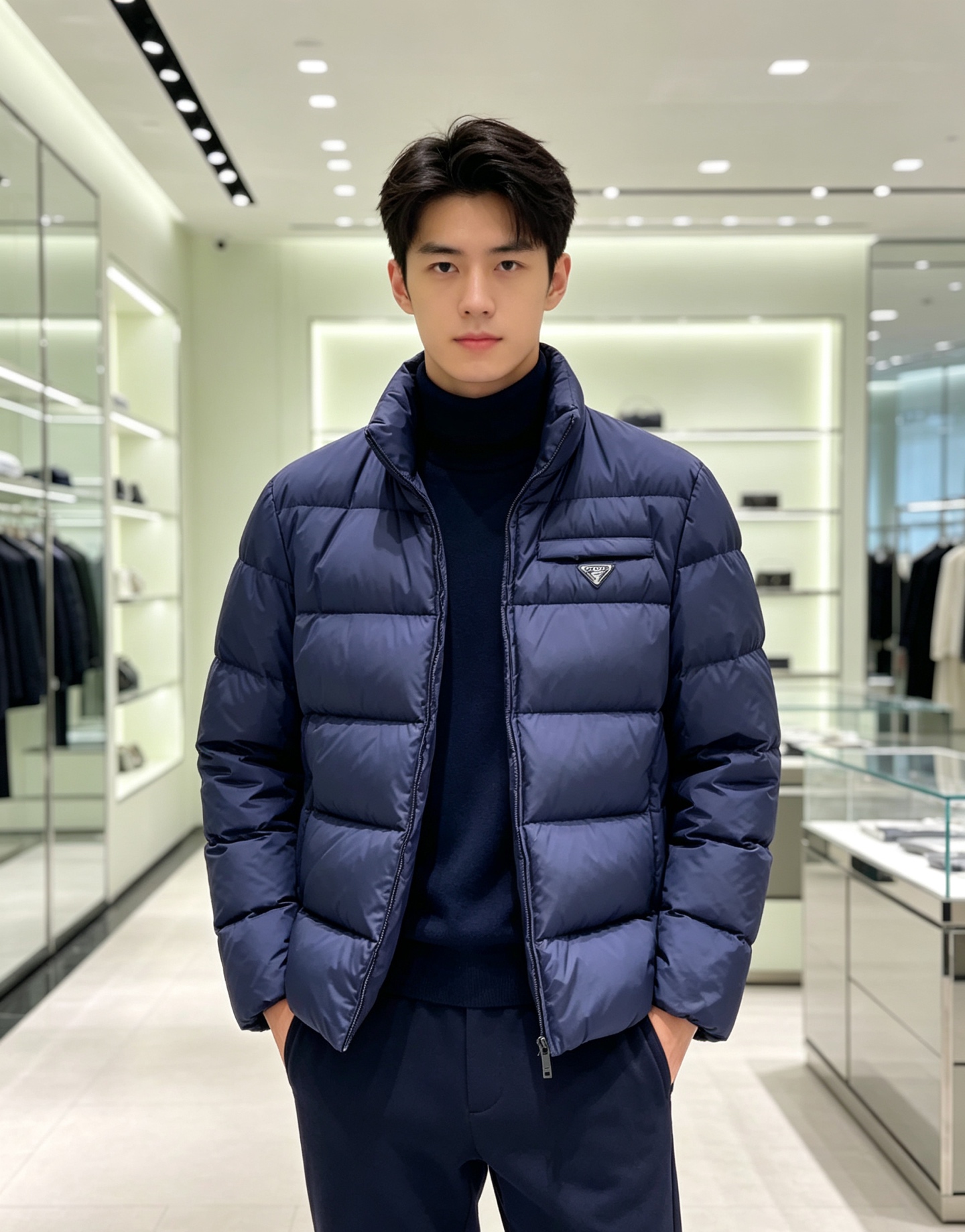 Prada 普拉达2026秋冬专柜同步新品发布，最新款羽绒服出货，全部原版购入，今年最新色，无论面料和辅料，真正做到了1