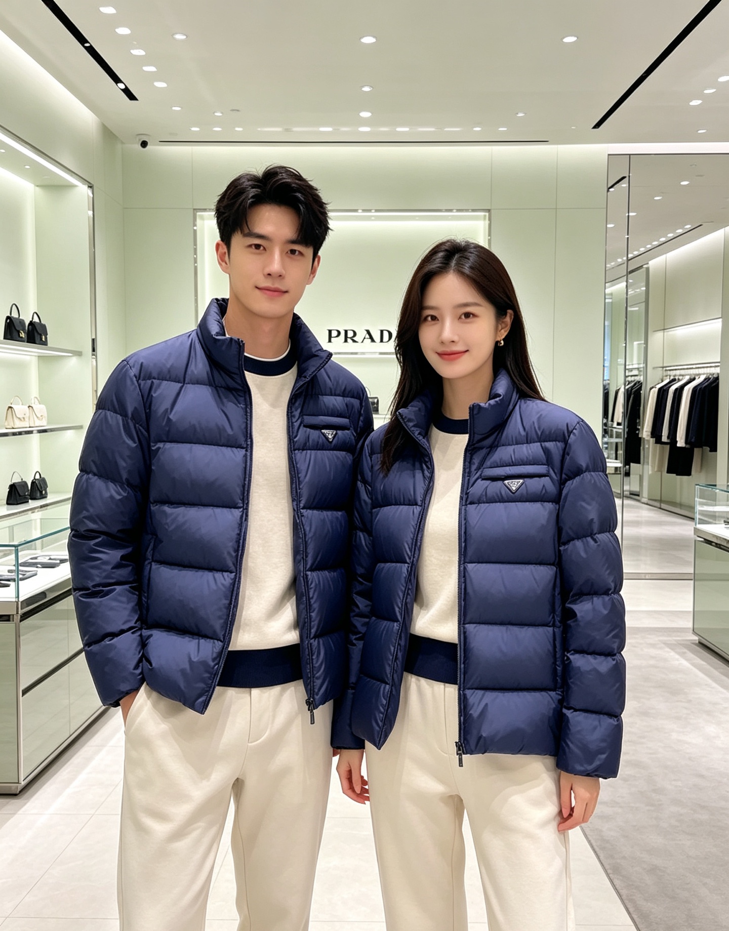 Prada 普拉达2026秋冬专柜同步新品发布，最新款羽绒服出货，全部原版购入，今年最新色，无论面料和辅料，真正做到了1