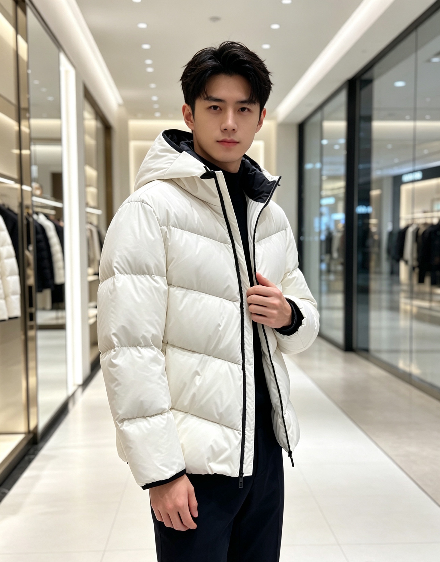 Moncler Forez蒙口2026男士连帽短款羽绒夹克外套.(连帽可脱卸.可变立领夹克)特级鹅绒填充,原厂替换面料➕ Moncler Forez蒙口2026男士连帽短款羽绒夹克外套.(连帽可脱卸.可变立领夹克)特级鹅绒填充,原厂替换面料➕