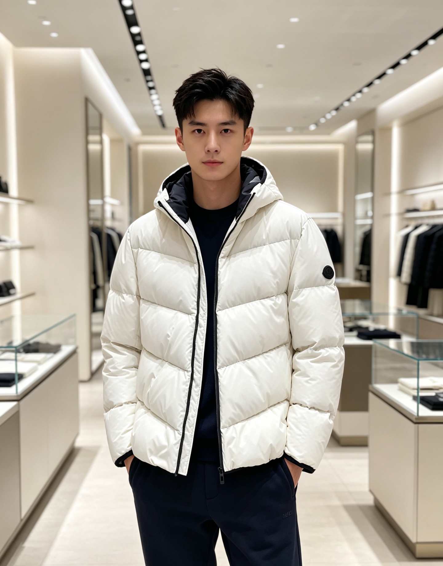 Moncler Forez蒙口2026男士连帽短款羽绒夹克外套.(连帽可脱卸.可变立领夹克)特级鹅绒填充,原厂替换面料➕ Moncler Forez蒙口2026男士连帽短款羽绒夹克外套.(连帽可脱卸.可变立领夹克)特级鹅绒填充,原厂替换面料➕