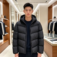 Moncler Forez蒙口2026男士连帽短款羽绒夹克外套.(连帽可脱卸.可变立领夹克)特级鹅绒填充,原厂替换面料➕ Moncler Forez蒙口2026男士连帽短款羽绒夹克外套.(连帽可脱卸.可变立领夹克)特级鹅绒填充,原厂替换面料➕