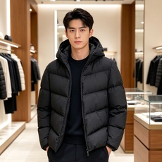 Moncler Forez蒙口2026男士连帽短款羽绒夹克外套.(连帽可脱卸.可变立领夹克)特级鹅绒填充,原厂替换面料➕ Moncler Forez蒙口2026男士连帽短款羽绒夹克外套.(连帽可脱卸.可变立领夹克)特级鹅绒填充,原厂替换面料➕