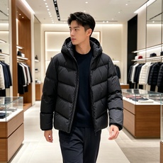 Moncler Forez蒙口2026男士连帽短款羽绒夹克外套.(连帽可脱卸.可变立领夹克)特级鹅绒填充,原厂替换面料➕ Moncler Forez蒙口2026男士连帽短款羽绒夹克外套.(连帽可脱卸.可变立领夹克)特级鹅绒填充,原厂替换面料➕