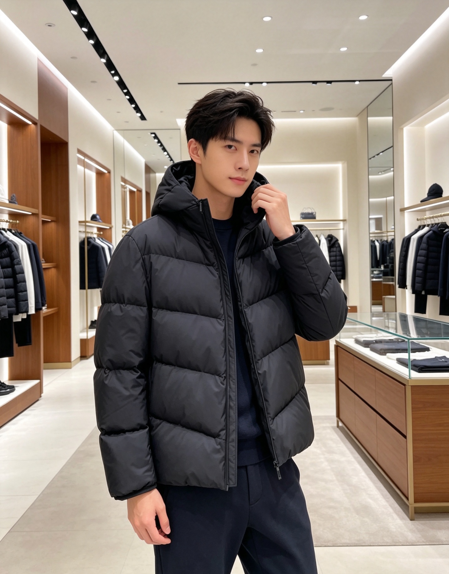 Moncler Forez蒙口2026男士连帽短款羽绒夹克外套.(连帽可脱卸.可变立领夹克)特级鹅绒填充,原厂替换面料➕ Moncler Forez蒙口2026男士连帽短款羽绒夹克外套.(连帽可脱卸.可变立领夹克)特级鹅绒填充,原厂替换面料➕