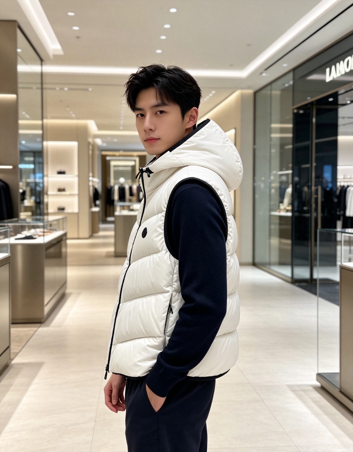 Moncler Valmasque蒙口男士可拆卸兜帽羽绒马甲.原版购入开发.特级鹅绒填充➕原厂替换面料➕原厂配套五金. Moncler Valmasque蒙口男士可拆卸兜帽羽绒马甲.原版购入开发.特级鹅绒填充➕原厂替换面料➕原厂配套五金.