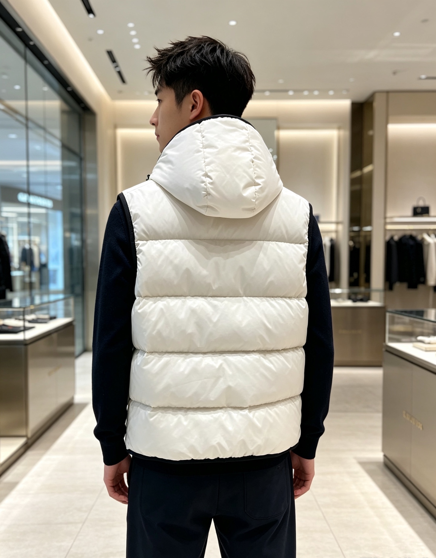 Moncler Valmasque蒙口男士可拆卸兜帽羽绒马甲.原版购入开发.特级鹅绒填充➕原厂替换面料➕原厂配套五金. Moncler Valmasque蒙口男士可拆卸兜帽羽绒马甲.原版购入开发.特级鹅绒填充➕原厂替换面料➕原厂配套五金.