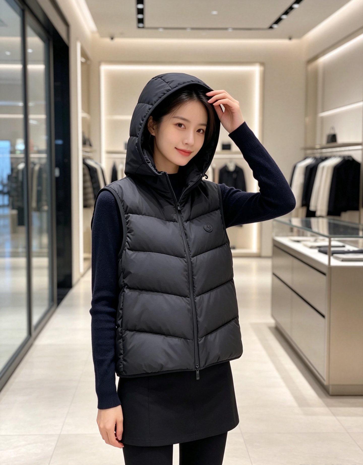 Moncler Valmasque蒙口男士可拆卸兜帽羽绒马甲.原版购入开发.特级鹅绒填充➕原厂替换面料➕原厂配套五金. Moncler Valmasque蒙口男士可拆卸兜帽羽绒马甲.原版购入开发.特级鹅绒填充➕原厂替换面料➕原厂配套五金.