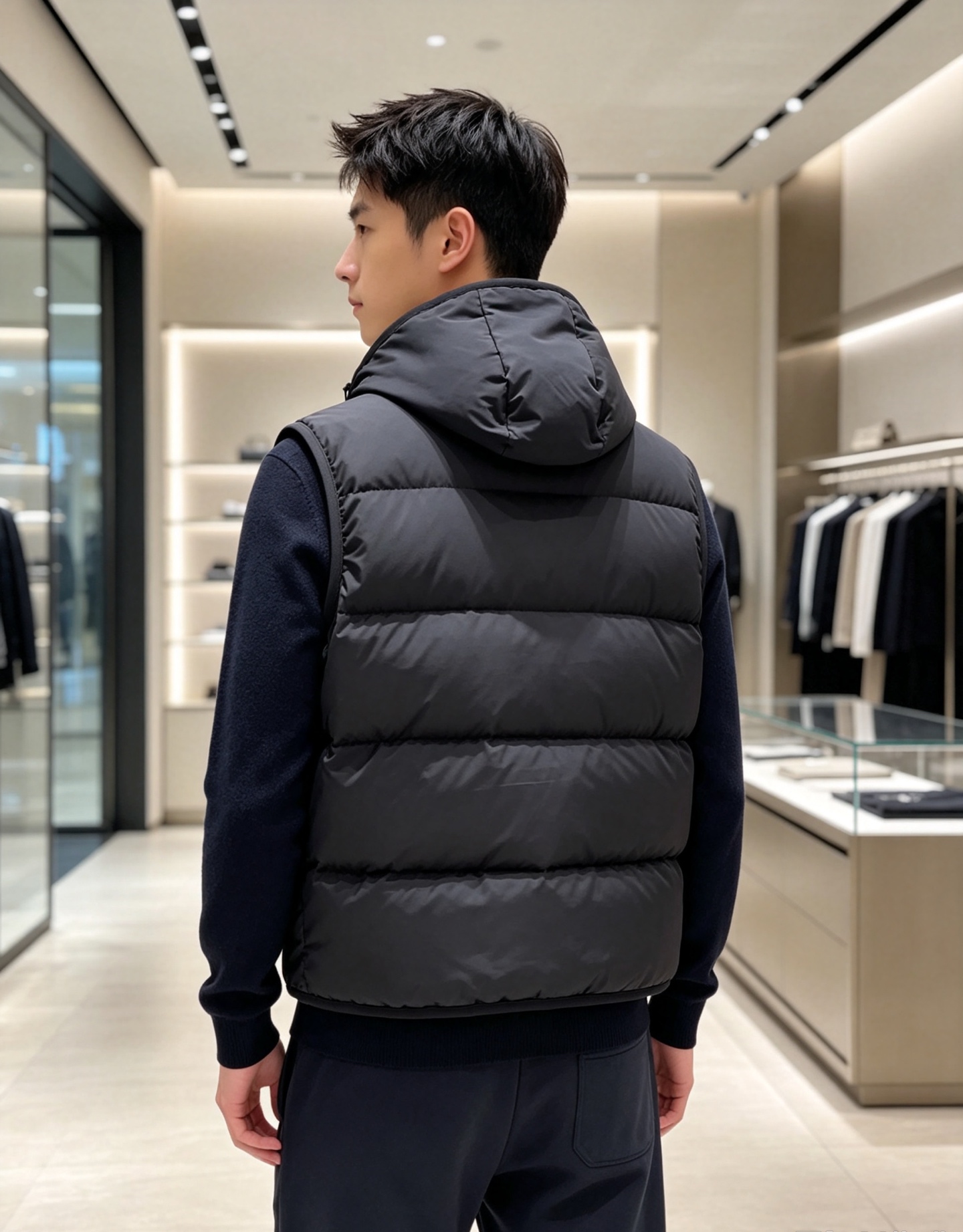 Moncler Valmasque蒙口男士可拆卸兜帽羽绒马甲.原版购入开发.特级鹅绒填充➕原厂替换面料➕原厂配套五金. Moncler Valmasque蒙口男士可拆卸兜帽羽绒马甲.原版购入开发.特级鹅绒填充➕原厂替换面料➕原厂配套五金.