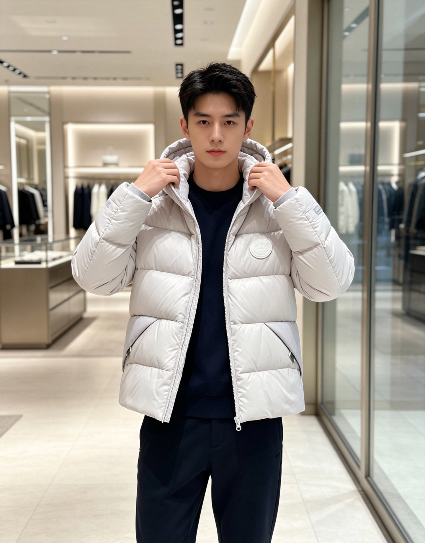 Canada Goose(加拿大鹅) FW2026新款羽绒服。连帽设计,男女同款,时尚感满满。采用定制面料,防风防雨,保 Canada Goose(加拿大鹅) FW2026新款羽绒服。连帽设计,男女同款,时尚感满满。采用定制面料,防风防雨,保