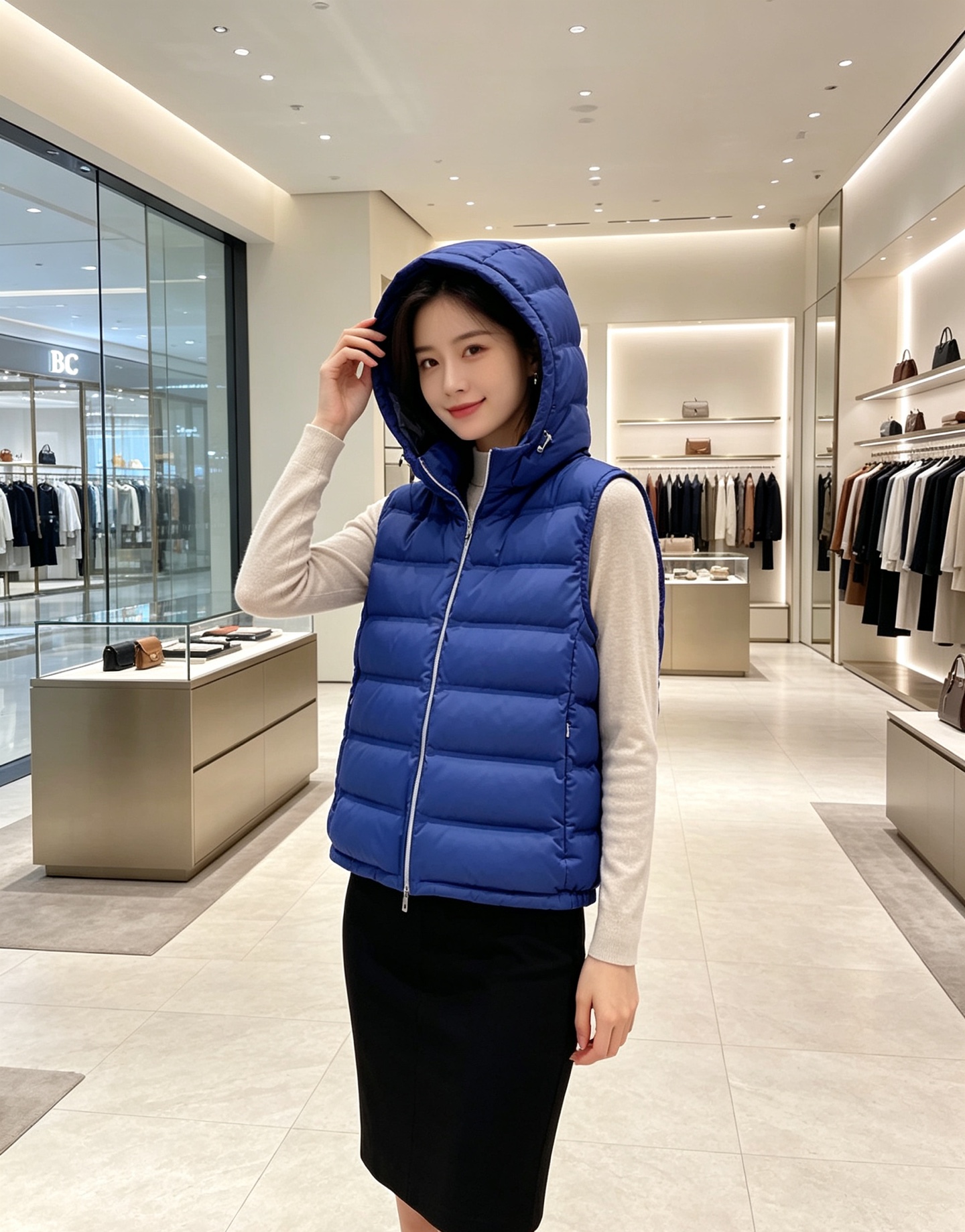 26秋冬新品发布，BC新款羽绒马甲出货，帽子可完全拆卸成立领，所有面料及辅料原版开模订制，质感超强，码数：48-56