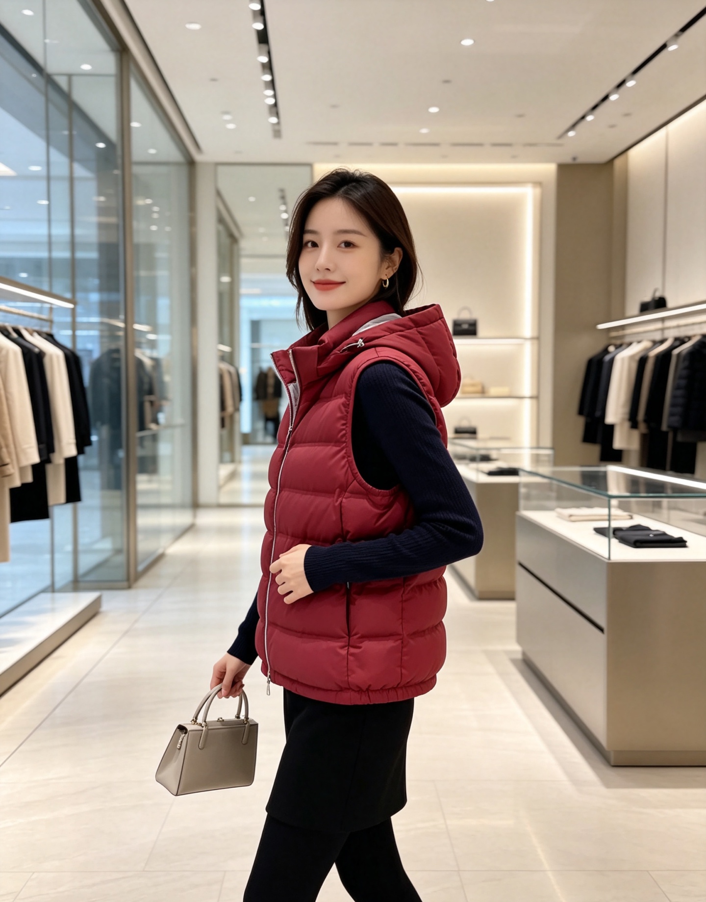 26秋冬新品发布，BC新款羽绒马甲出货，帽子可完全拆卸成立领，所有面料及辅料原版开模订制，质感超强，码数：48-56