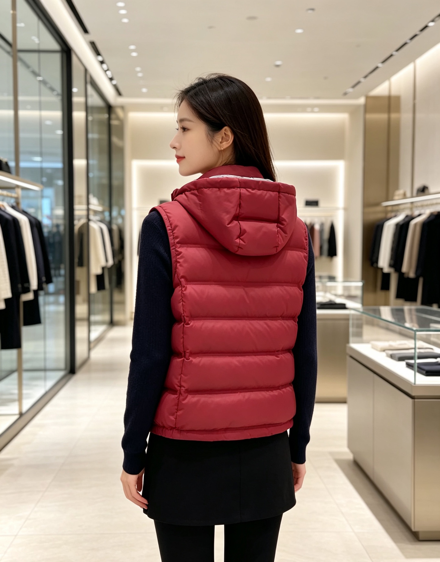 26秋冬新品发布，BC新款羽绒马甲出货，帽子可完全拆卸成立领，所有面料及辅料原版开模订制，质感超强，码数：48-56