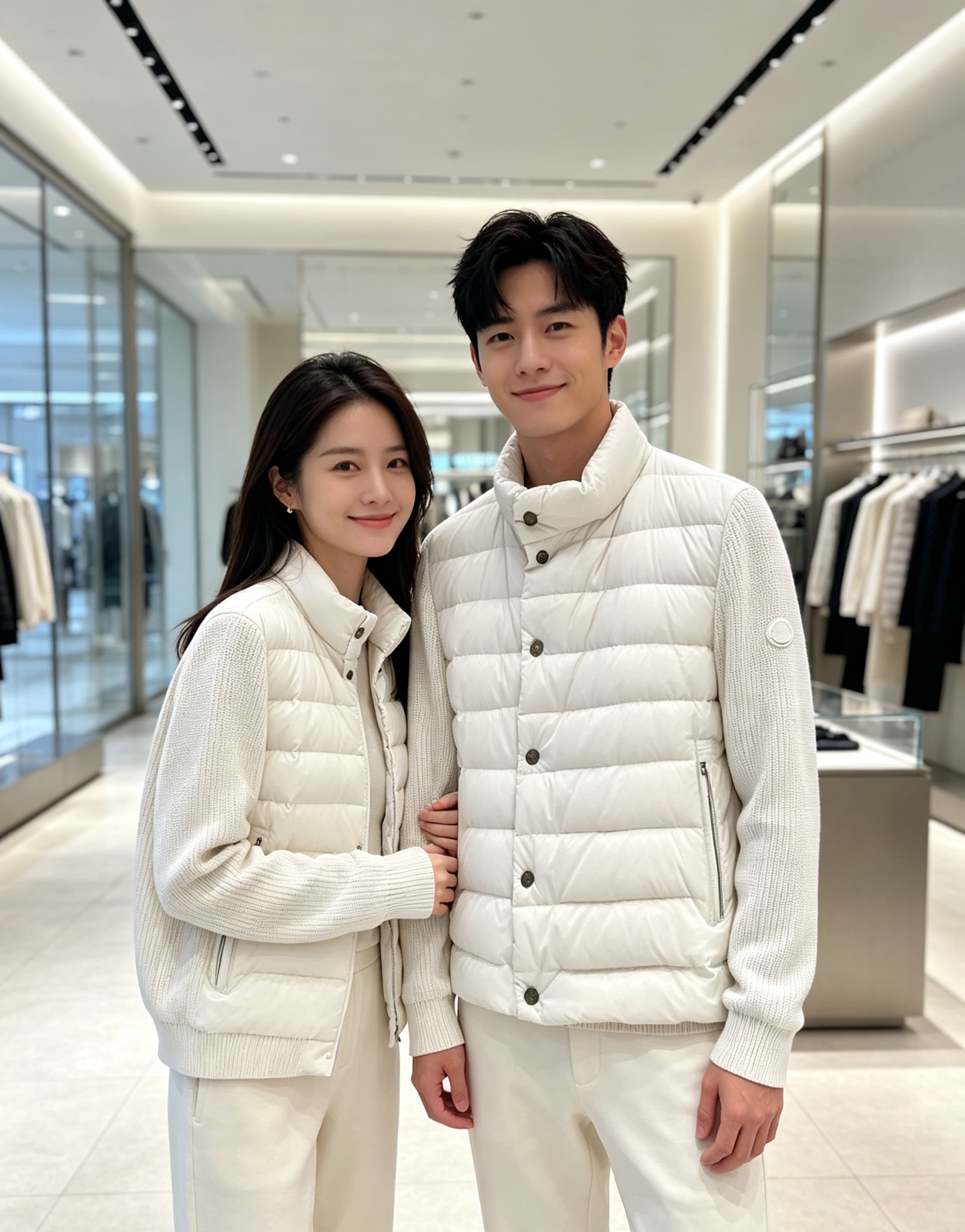 Moncler 蒙口 2026年秋冬新款羽绒服，针织拼接羽绒服采用新国标95白鸭绒，秋冬新品内搭神器！在国内羽绒黑色都是