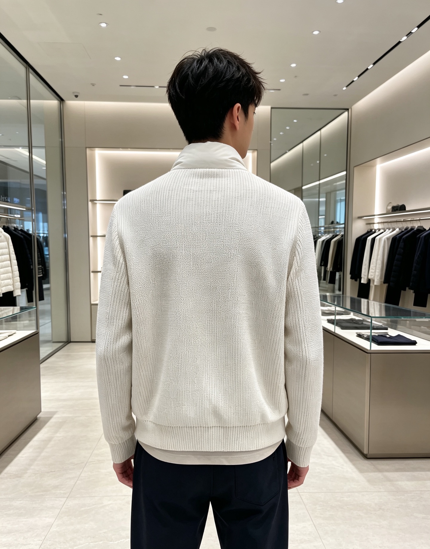 Moncler 蒙口 2026年秋冬新款羽绒服，针织拼接羽绒服采用新国标95白鸭绒，秋冬新品内搭神器！在国内羽绒黑色都是