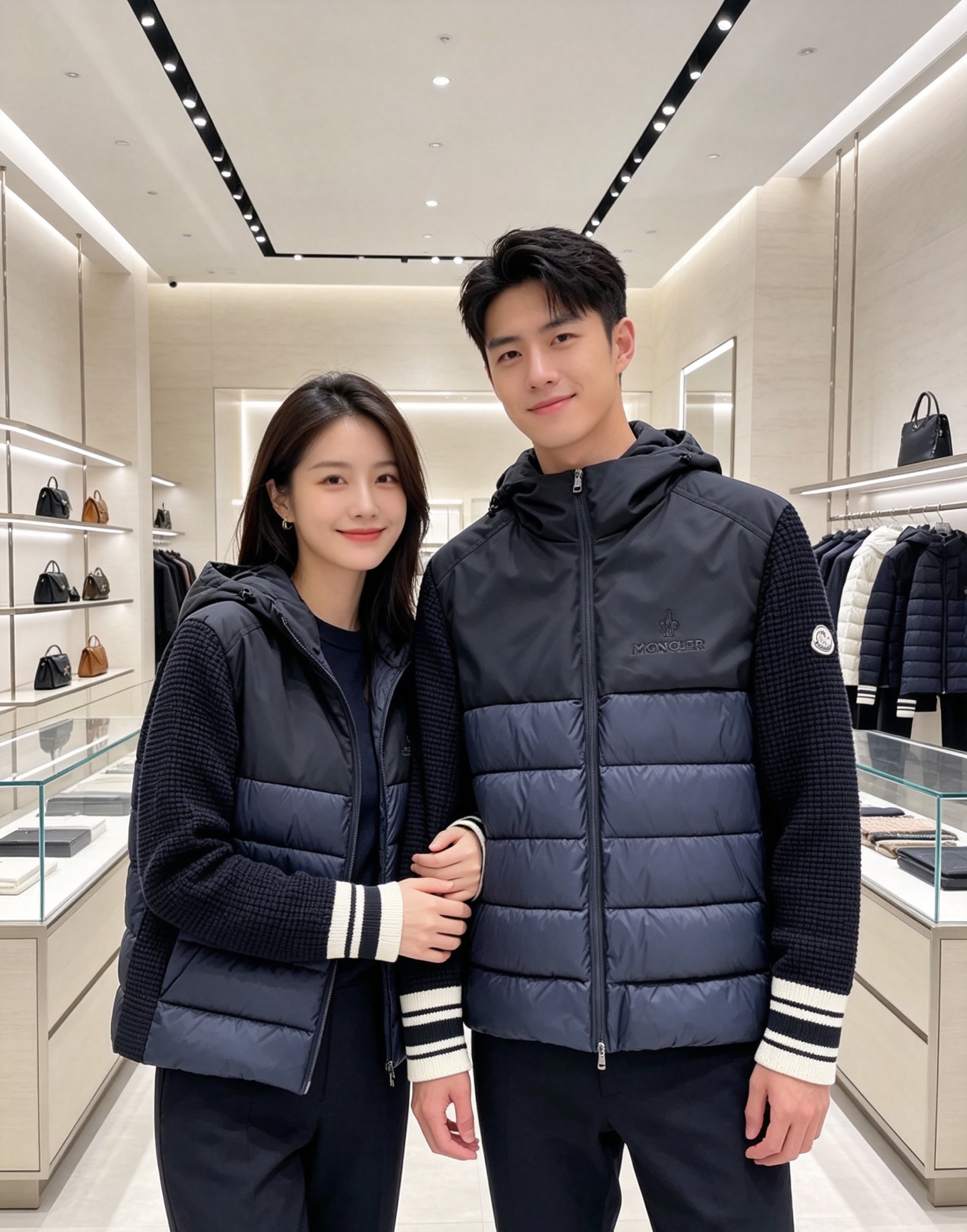 Moncler 蒙口 2026年秋冬新款羽绒服,针织连帽拼接羽绒服采用新国标95白鸭绒,秋冬新品内搭神器!在国内羽绒黑色 Moncler 蒙口 2026年秋冬新款羽绒服,针织连帽拼接羽绒服采用新国标95白鸭绒,秋冬新品内搭神器!在国内羽绒黑色