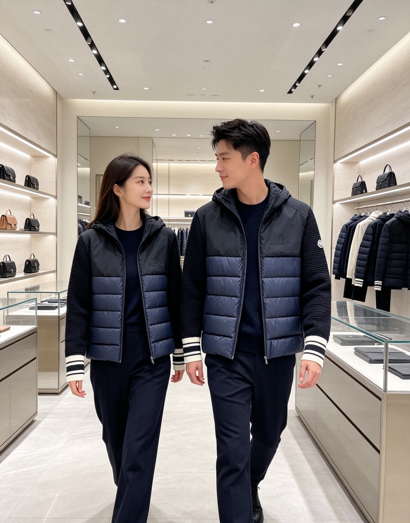 Moncler 蒙口 2026年秋冬新款羽绒服,针织连帽拼接羽绒服采用新国标95白鸭绒,秋冬新品内搭神器!在国内羽绒黑色 Moncler 蒙口 2026年秋冬新款羽绒服,针织连帽拼接羽绒服采用新国标95白鸭绒,秋冬新品内搭神器!在国内羽绒黑色