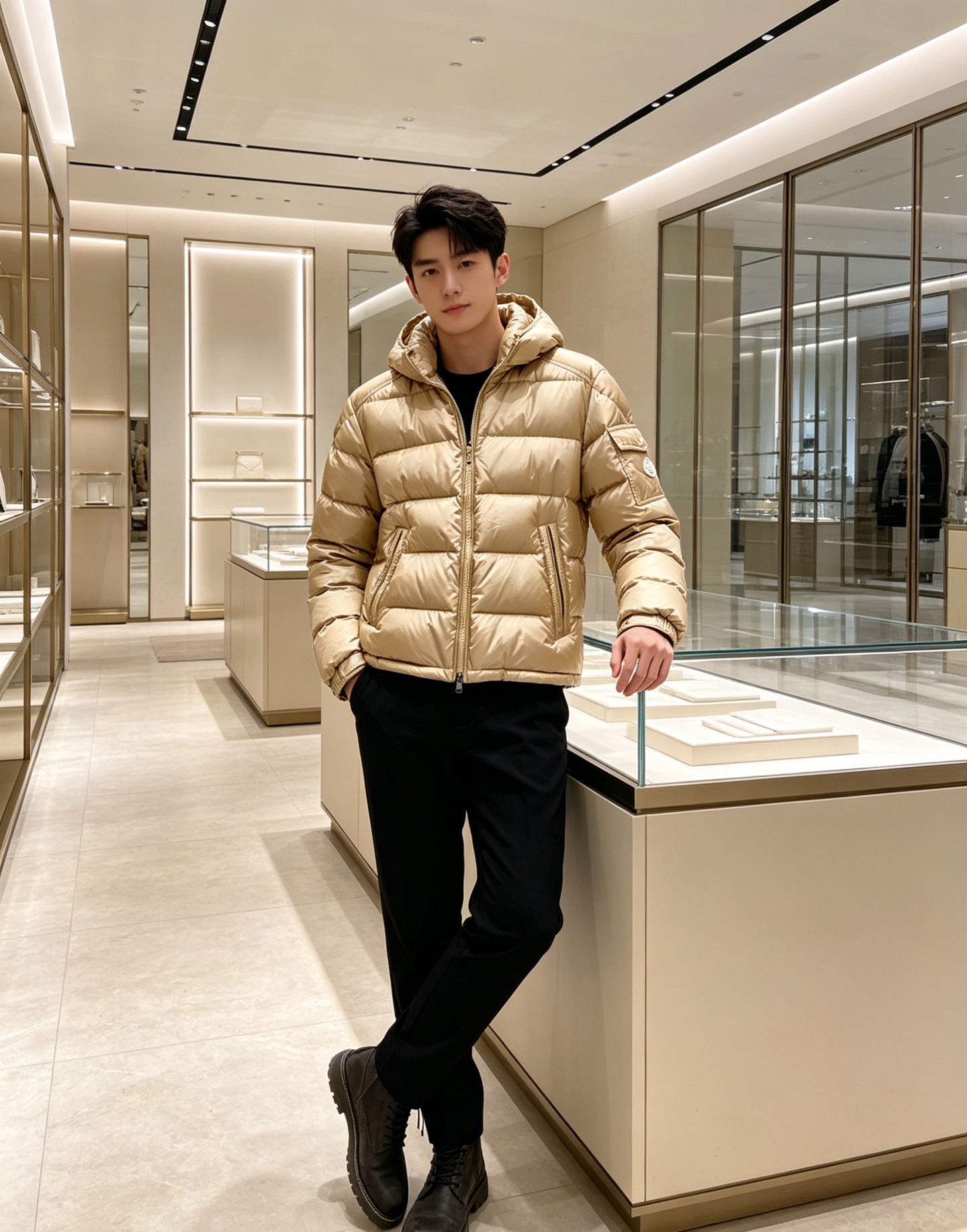 特级羽绒⬆️Moncler王牌经典,2026全新上市.Maya(全新科技尼龙)男士哑光短款羽绒夹克外套.限定卡其色. ⚠ 特级羽绒⬆️Moncler王牌经典,2026全新上市.Maya(全新科技尼龙)男士哑光短款羽绒夹克外套.限定卡其色. ⚠