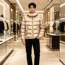 特级羽绒⬆️Moncler王牌经典,2026全新上市.Maya(全新科技尼龙)男士哑光短款羽绒夹克外套.限定卡其色. ⚠ 特级羽绒⬆️Moncler王牌经典,2026全新上市.Maya(全新科技尼龙)男士哑光短款羽绒夹克外套.限定卡其色. ⚠