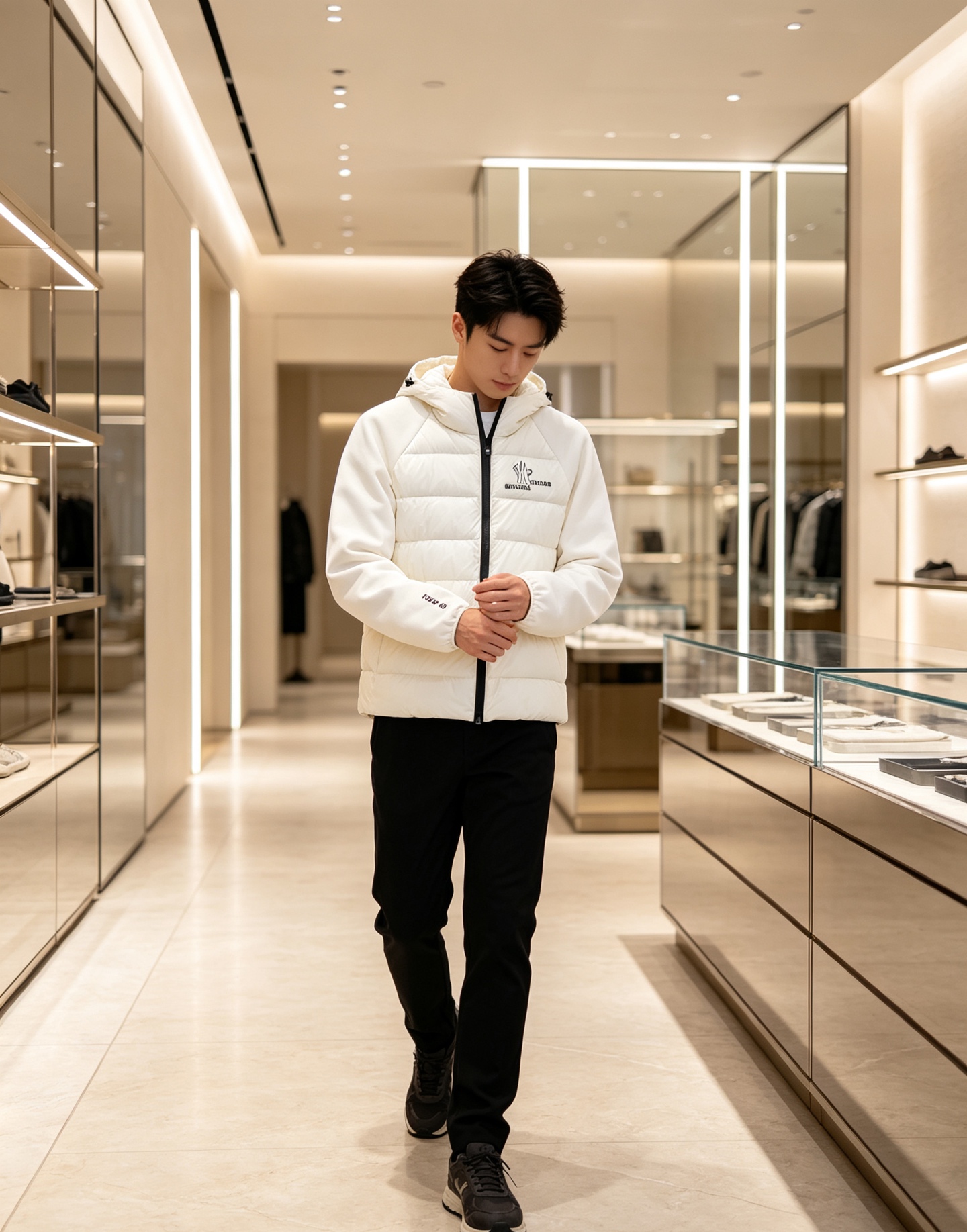 Moncler 蒙口 FW2026新款连帽拼羽绒夹克外套。经典款,一件难求。采用原版定制面料,正身充90绒,拼接设计,时 Moncler 蒙口 FW2026新款连帽拼羽绒夹克外套。经典款,一件难求。采用原版定制面料,正身充90绒,拼接设计,时
