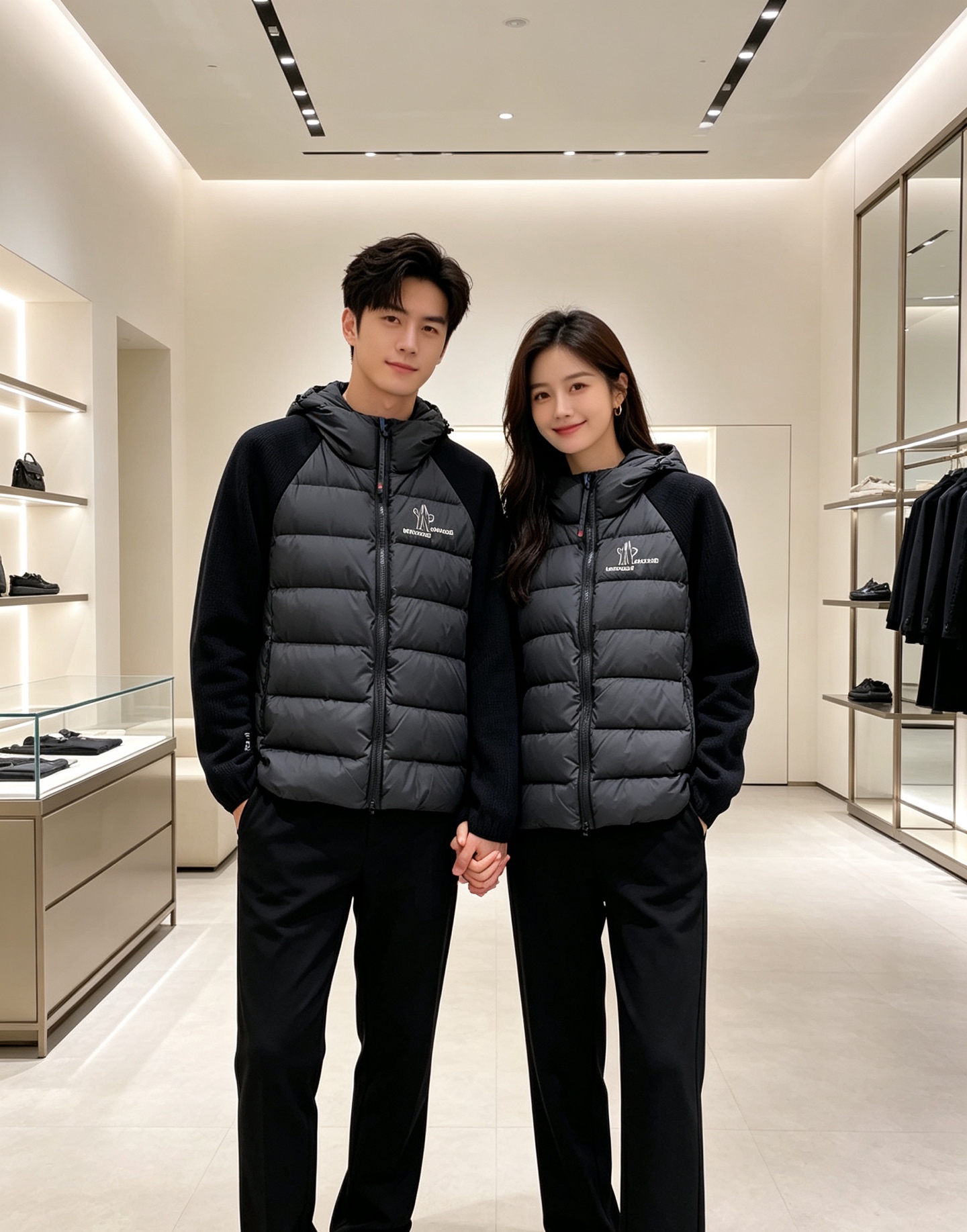 Moncler 蒙口 FW2026新款连帽拼羽绒夹克外套。经典款,一件难求。采用原版定制面料,正身充90绒,拼接设计,时 Moncler 蒙口 FW2026新款连帽拼羽绒夹克外套。经典款,一件难求。采用原版定制面料,正身充90绒,拼接设计,时