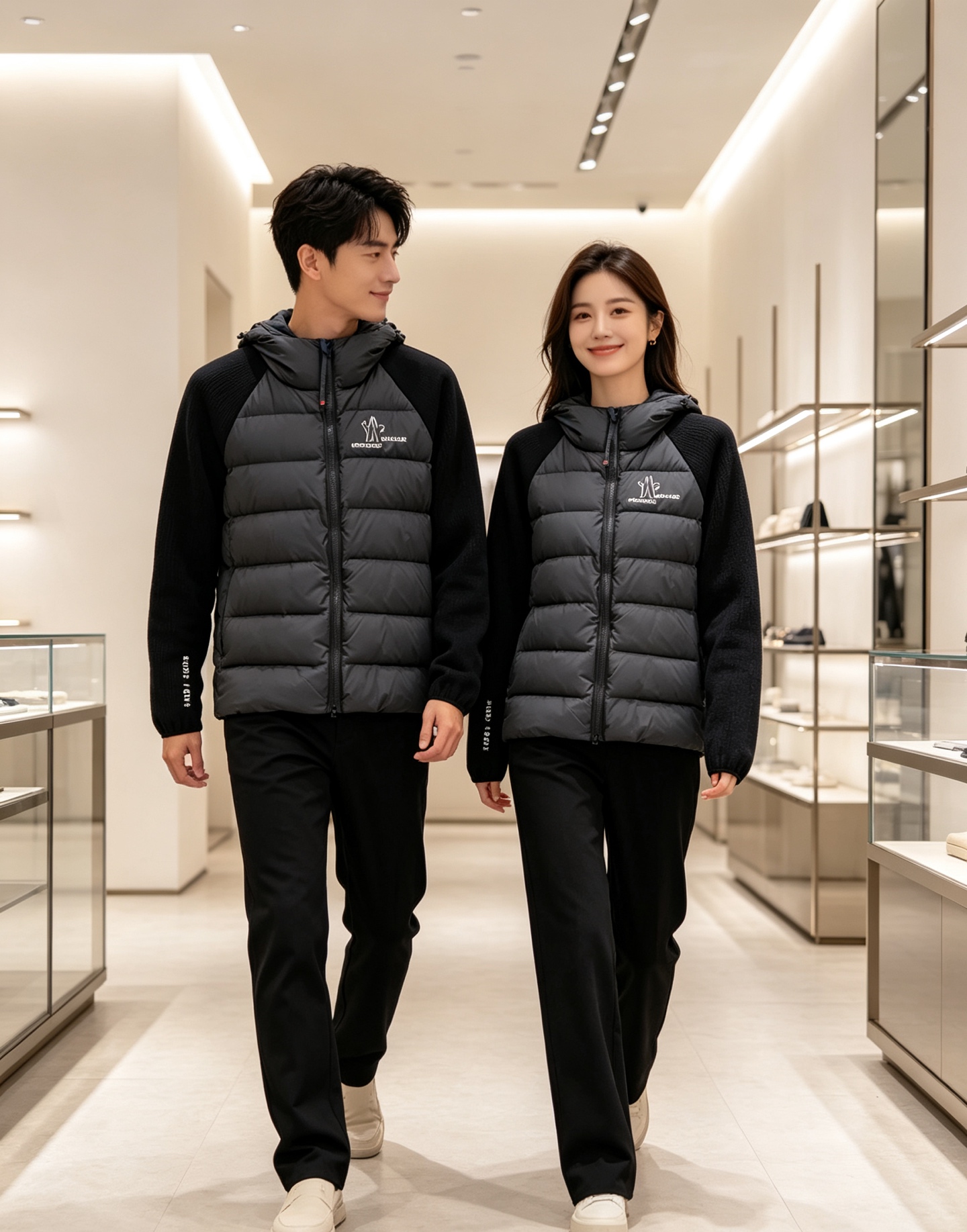 Moncler 蒙口 FW2026新款连帽拼羽绒夹克外套。经典款,一件难求。采用原版定制面料,正身充90绒,拼接设计,时 Moncler 蒙口 FW2026新款连帽拼羽绒夹克外套。经典款,一件难求。采用原版定制面料,正身充90绒,拼接设计,时