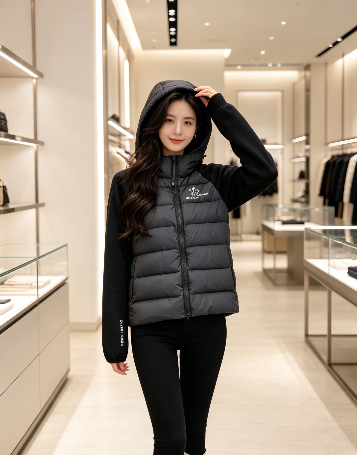 Moncler 蒙口 FW2026新款连帽拼羽绒夹克外套。经典款,一件难求。采用原版定制面料,正身充90绒,拼接设计,时 Moncler 蒙口 FW2026新款连帽拼羽绒夹克外套。经典款,一件难求。采用原版定制面料,正身充90绒,拼接设计,时