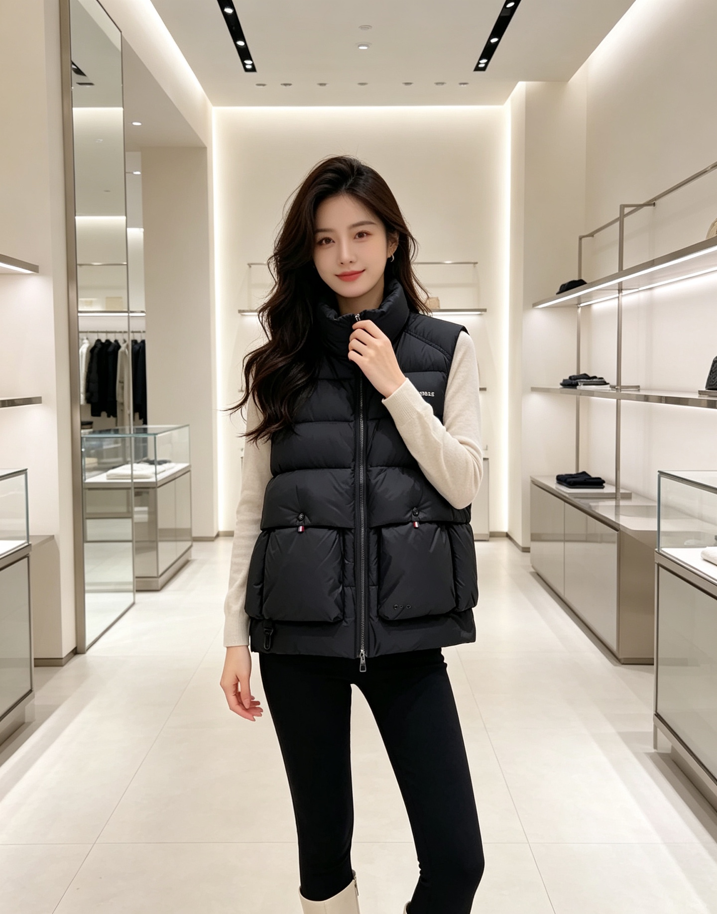 Moncler 蒙口🆕🆕🆕 26年冬季新款羽绒马甲 立领羽绒马甲，原版订制五金配件，采用顶级90白鸭绒超柔软，上身效果超