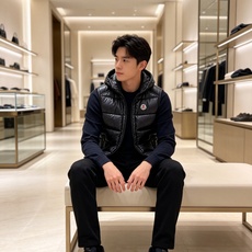 特级羽绒⬆️Moncler Bormes(贸易公司渠道订单)男士连帽羽绒马甲.连帽可脱卸.可变立领马甲.不讲面料/不讲五 特级羽绒⬆️Moncler Bormes(贸易公司渠道订单)男士连帽羽绒马甲.连帽可脱卸.可变立领马甲.不讲面料/不讲五