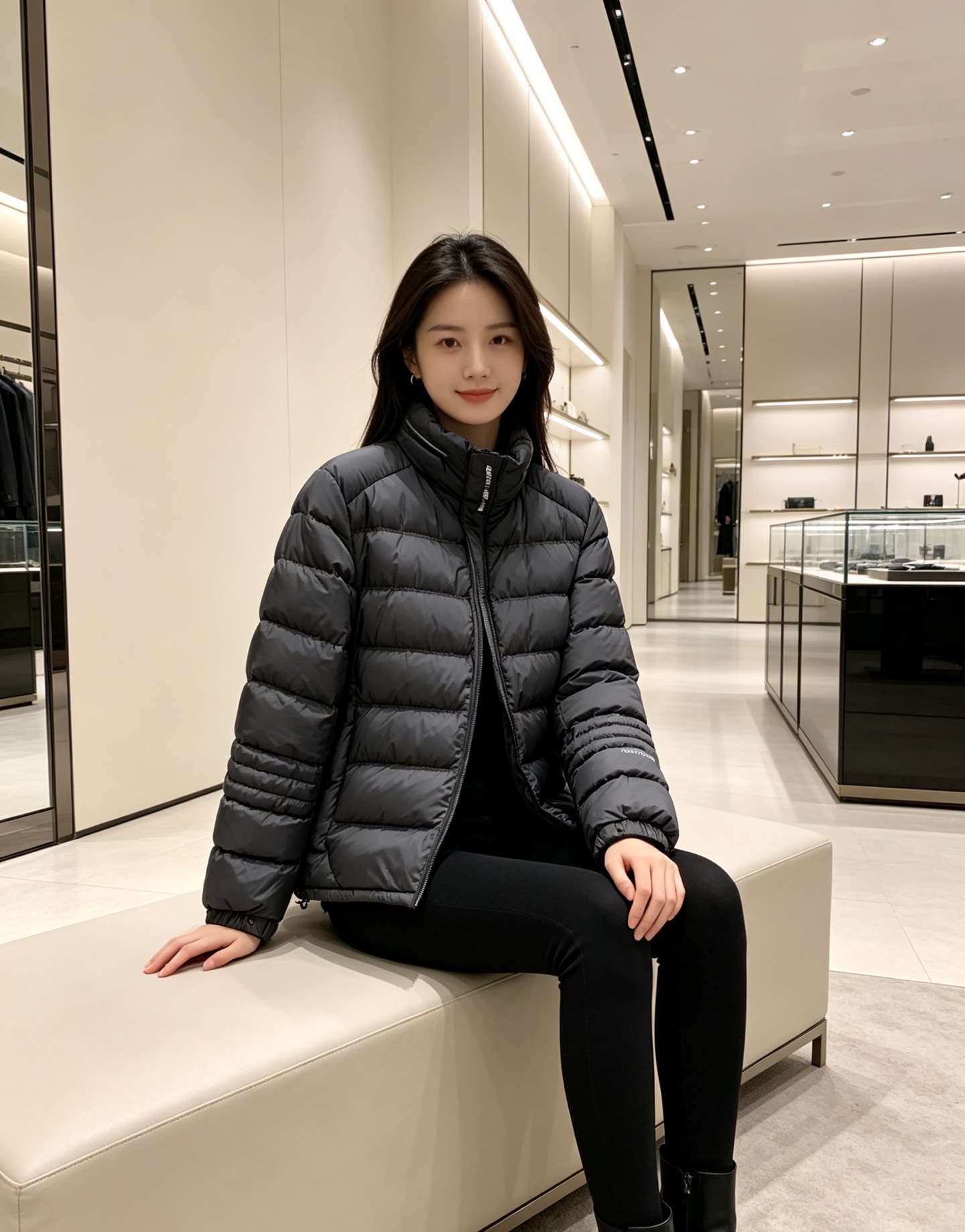 Armani 阿玛尼 2026秋冬专柜同步新品发布，最新款立领羽绒服出货，全部原版购入，无论面料和辅料，真正做到了1:1