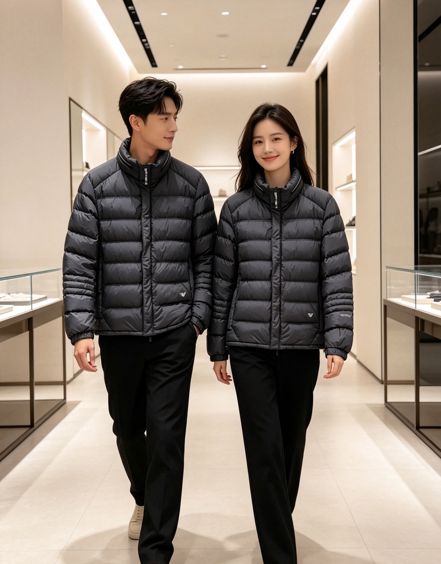 Armani 阿玛尼 2026秋冬专柜同步新品发布，最新款立领羽绒服出货，全部原版购入，无论面料和辅料，真正做到了1:1