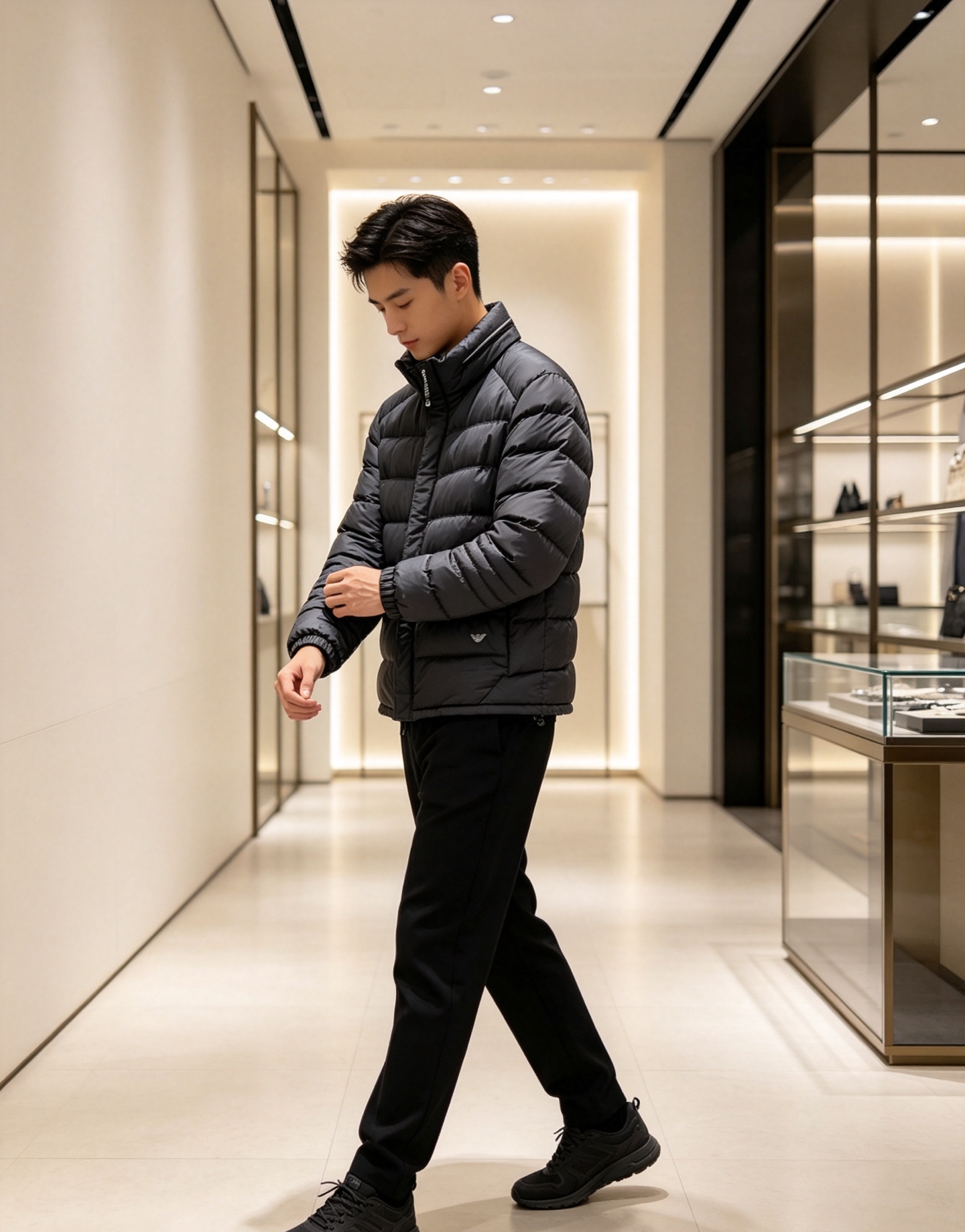 Armani 阿玛尼 2026秋冬专柜同步新品发布，最新款立领羽绒服出货，全部原版购入，无论面料和辅料，真正做到了1:1