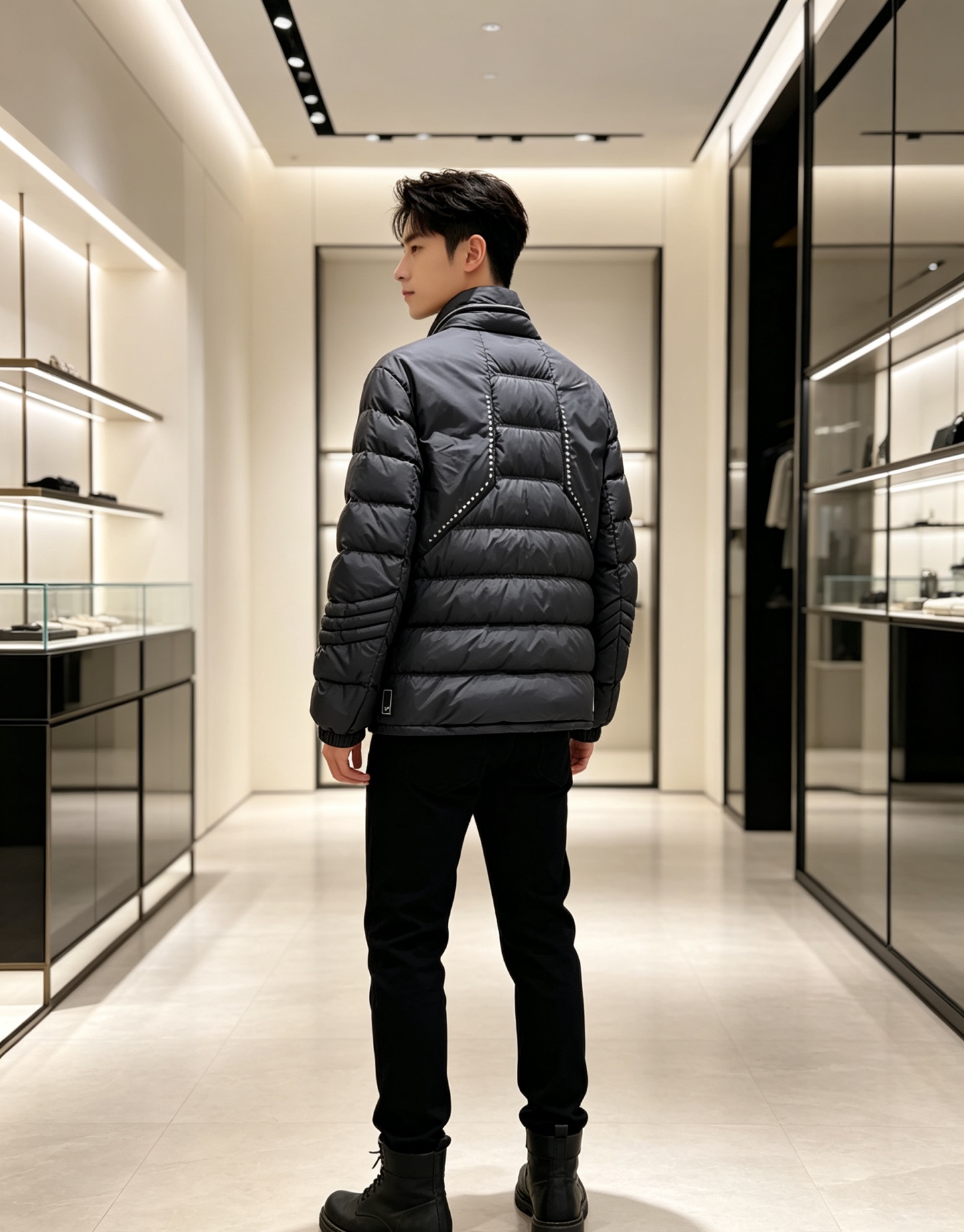 Armani 阿玛尼 2026秋冬专柜同步新品发布，最新款立领羽绒服出货，全部原版购入，无论面料和辅料，真正做到了1:1