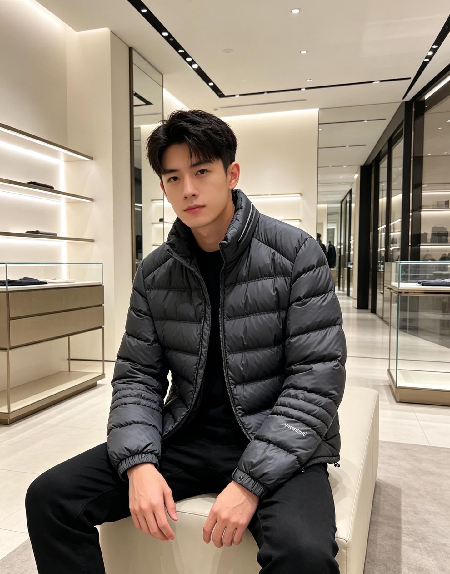 Armani 阿玛尼 2026秋冬专柜同步新品发布，最新款立领羽绒服出货，全部原版购入，无论面料和辅料，真正做到了1:1