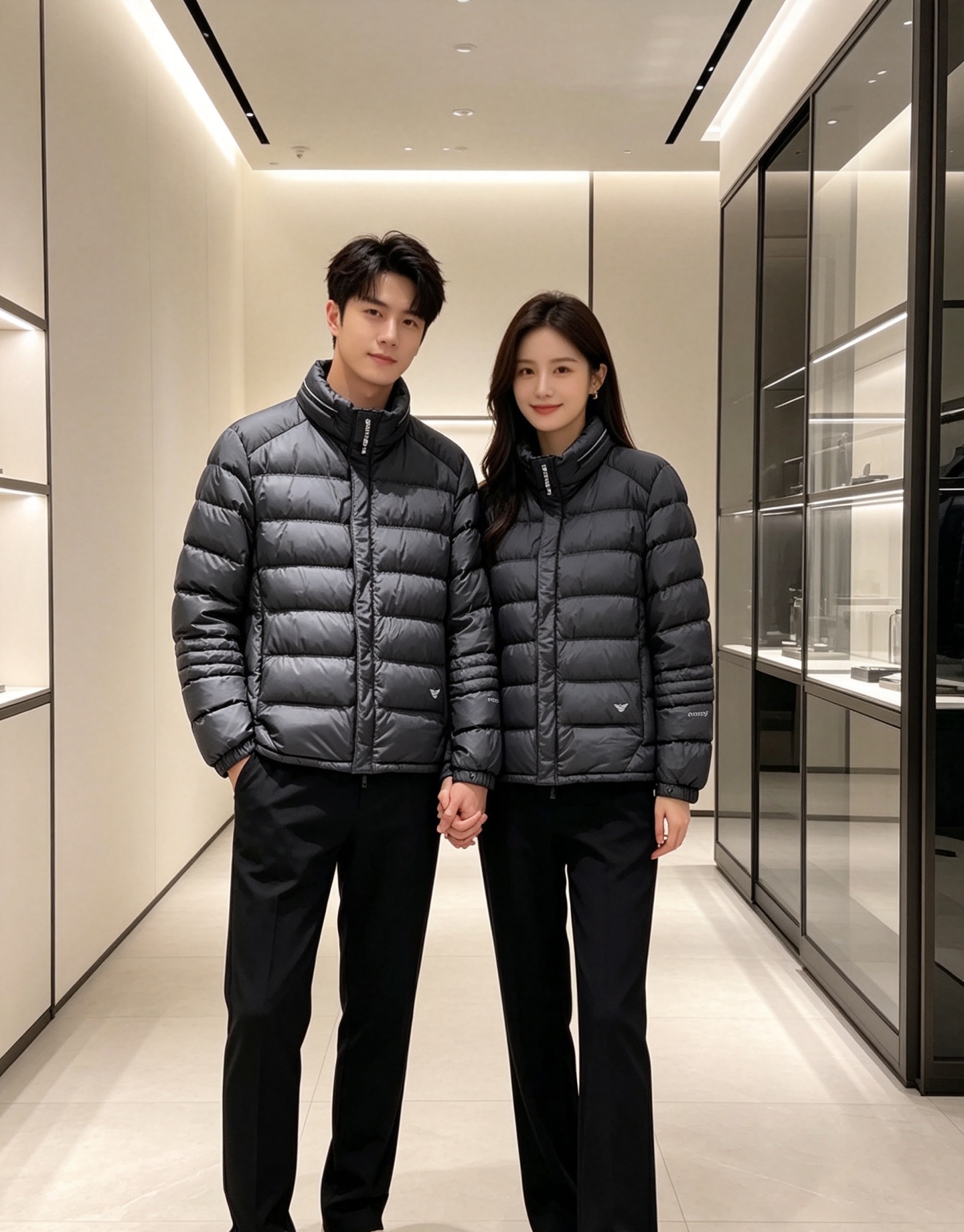Armani 阿玛尼 2026秋冬专柜同步新品发布，最新款立领羽绒服出货，全部原版购入，无论面料和辅料，真正做到了1:1
