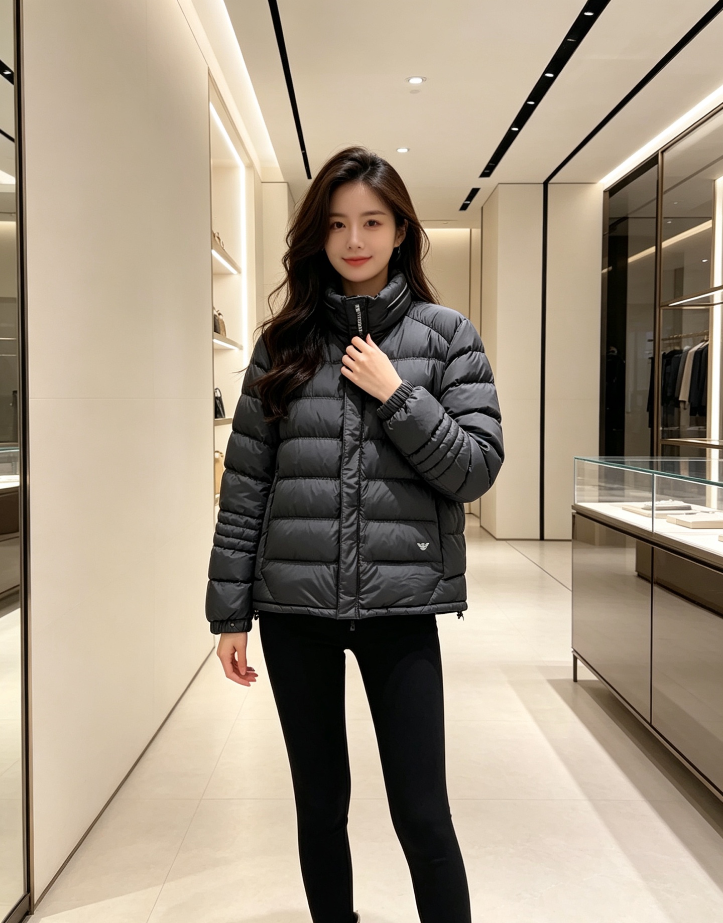 Armani 阿玛尼 2026秋冬专柜同步新品发布，最新款立领羽绒服出货，全部原版购入，无论面料和辅料，真正做到了1:1