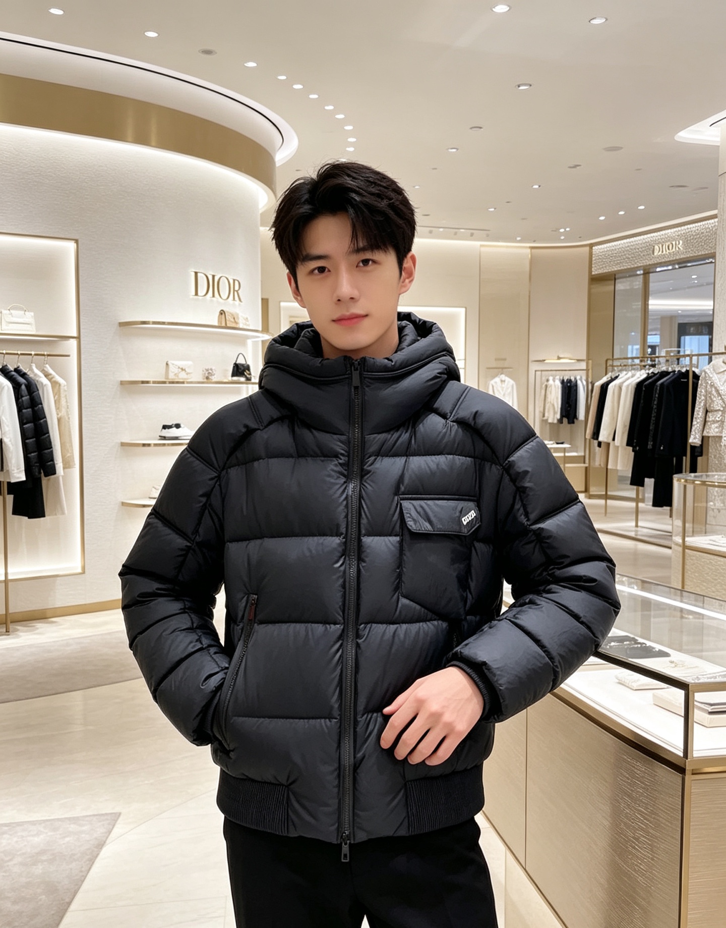 Dior 迪奥 🆕🆕🆕26年冬季最新羽绒服 立体剪裁廓形版型上身显瘦帅气!胸前小logo设计、时尚感极强。保暖拒绝臃肿! Dior 迪奥 🆕🆕🆕26年冬季最新羽绒服 立体剪裁廓形版型上身显瘦帅气!胸前小logo设计、时尚感极强。保暖拒绝臃肿!