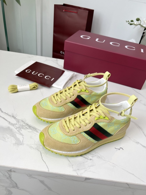 Gucci Women's Casual Sneakers - Supreme Print, Horsebit Detail, Comfort Fit 1 Gucci Women's Casual Sneakers - Supreme Print, Horsebit Detail, Comfort Fit